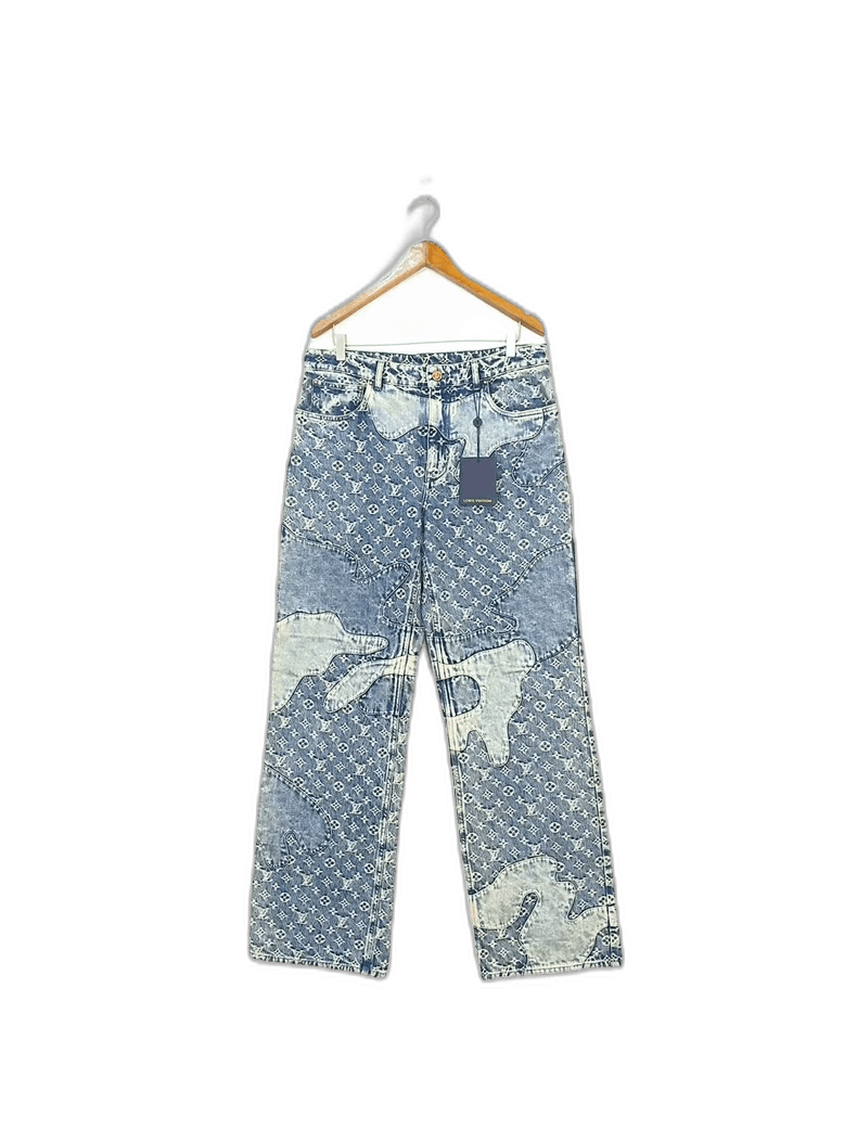 Louis Vuitton Louis Vuitton x Nigo ² 2. Blue jeans-2507 Size US 31 - 1 Thumbnail