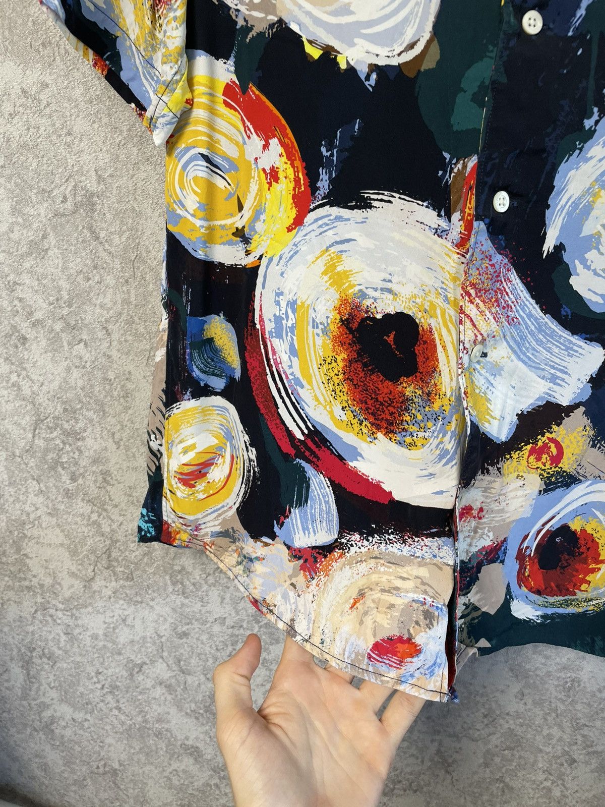 Aime Leon Dore Aime Leon Dore ALD Floral Brush Stroke Leisure Shirt Size US M / EU 48-50 / 2 - 6 Thumbnail