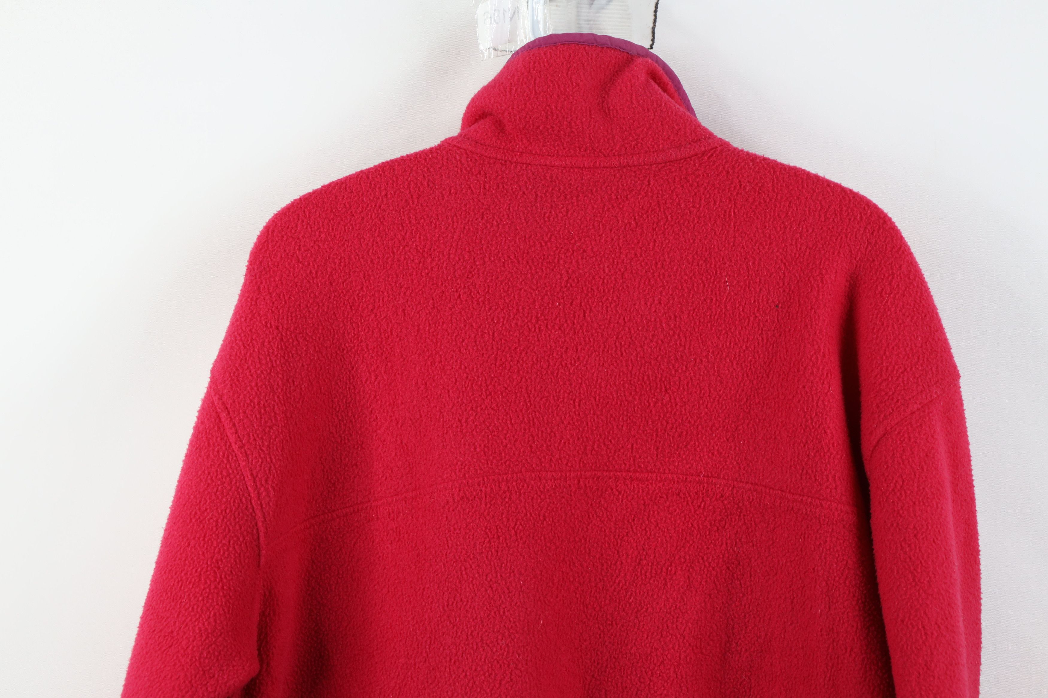 L.L. Bean Vintage 90s LL Bean Script Fleece Full Zip Jacket USA Pink Size M / US 6-8 / IT 42-44 - 16 Thumbnail