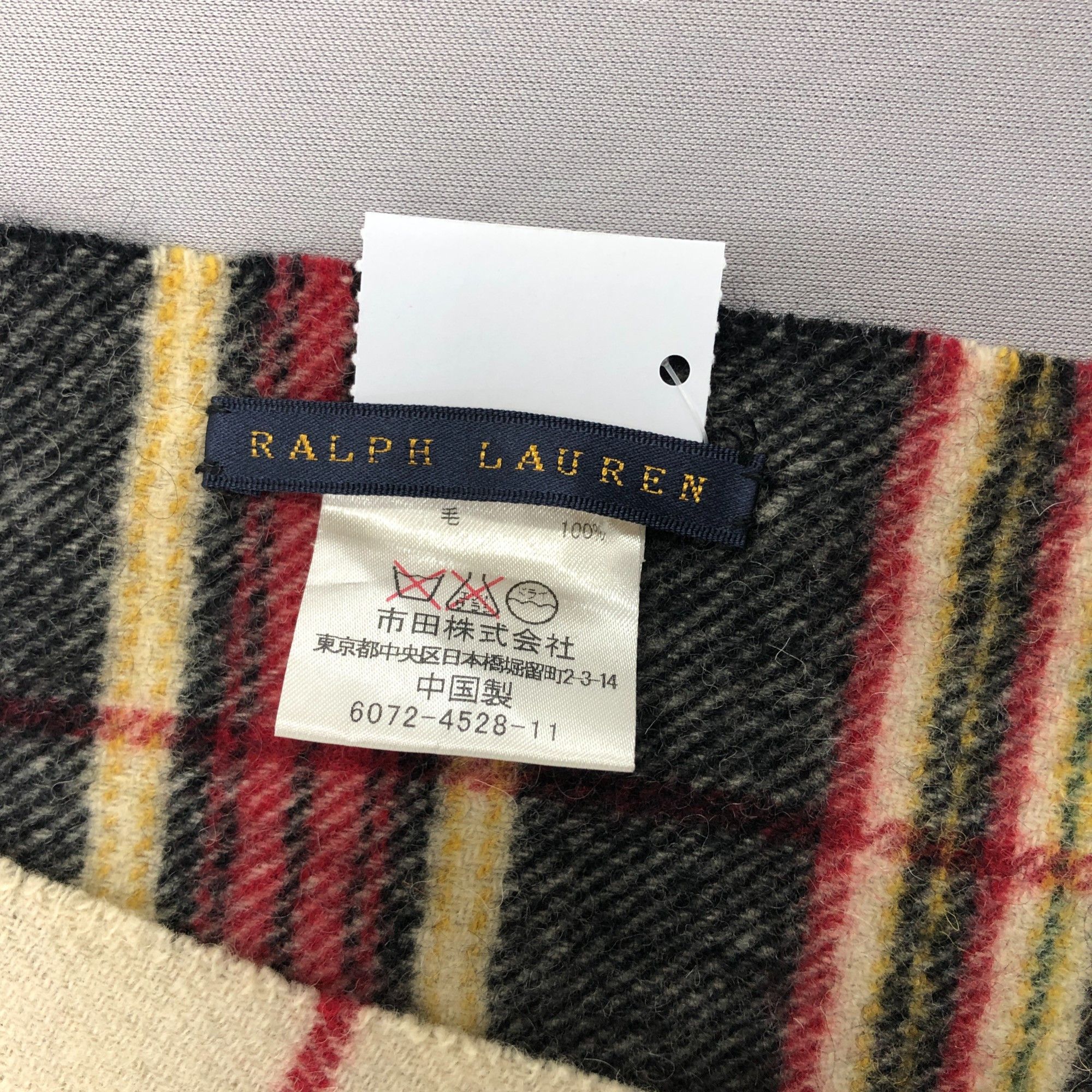 Ralph Lauren Vintage Ralph Lauren Scarf Muffler Wool Stole Wraps Scarves Size ONE SIZE - 5 Thumbnail