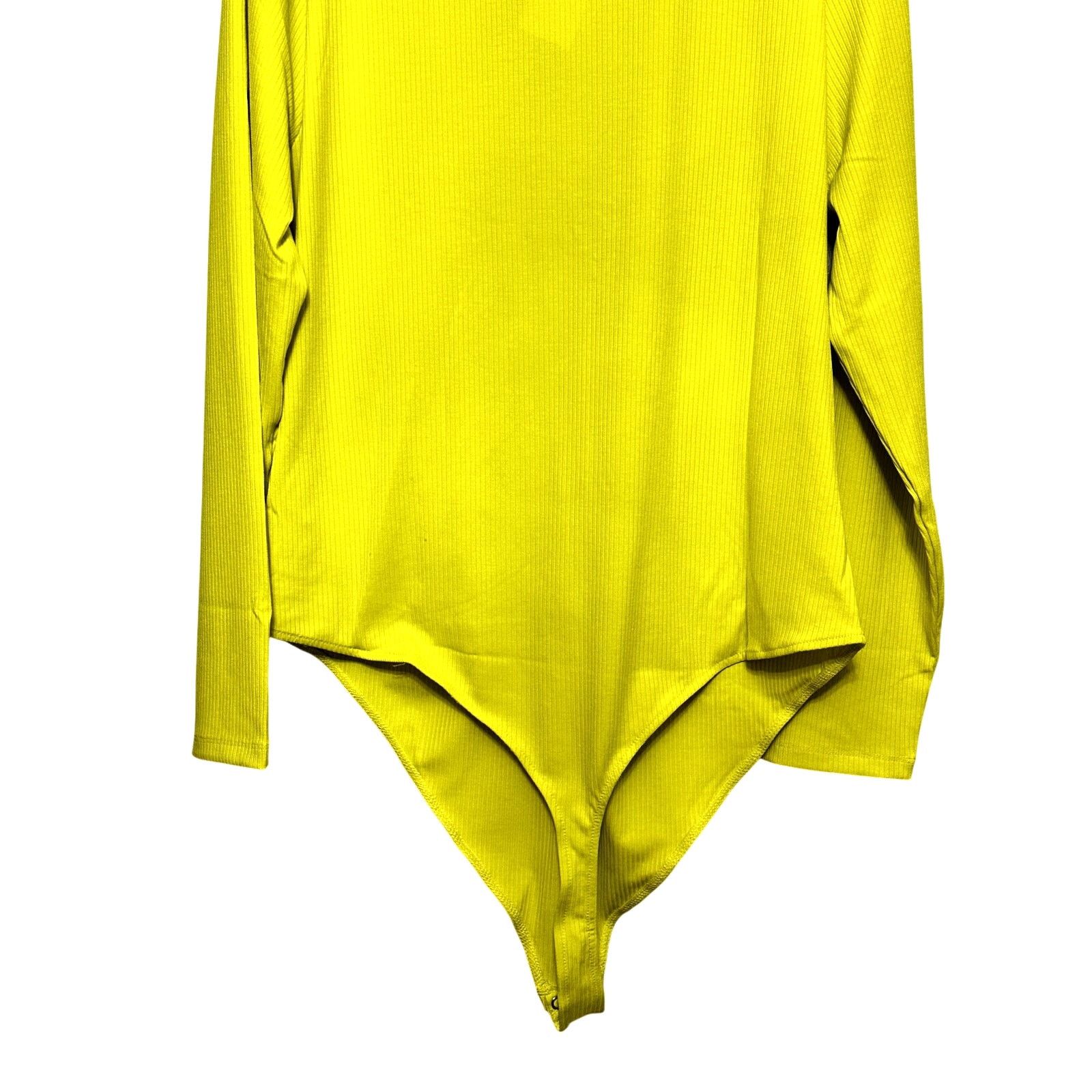 Other Royalty By Maluma Bodysuit Ribbed Yellow Women's XXXL NWT Size 3XL / US 20-22 - 7 Thumbnail