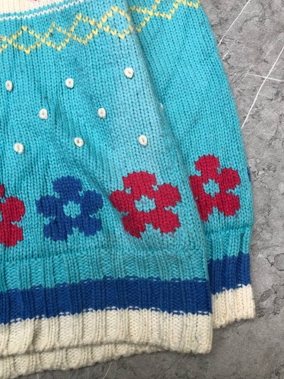 Japanese Brand × Vintage Daisy Lovers Knit Button Up Size US M / EU 48-50 / 2 - 5 Thumbnail