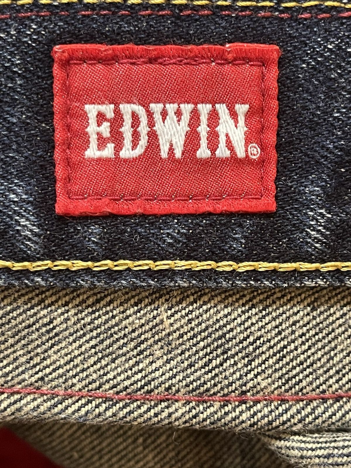 Edwin Y2K Japan Edwin Carpenter Buckle Faded Wash Wide Leg Baggy Size US 34 / EU 50 - 11 Thumbnail