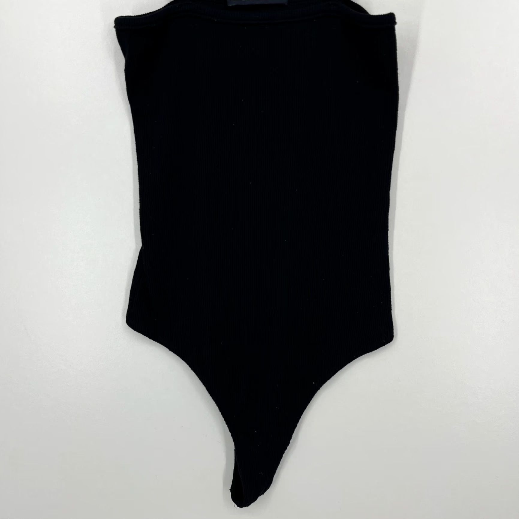 Brandy Melville Brandy Melville Tank Adult S Black Cotton Bodysuit Top Sleeveless Square Neck Spaghetti Strap Tank Women Shirt Basic Size S / US 4 / IT 40 - 3 Thumbnail