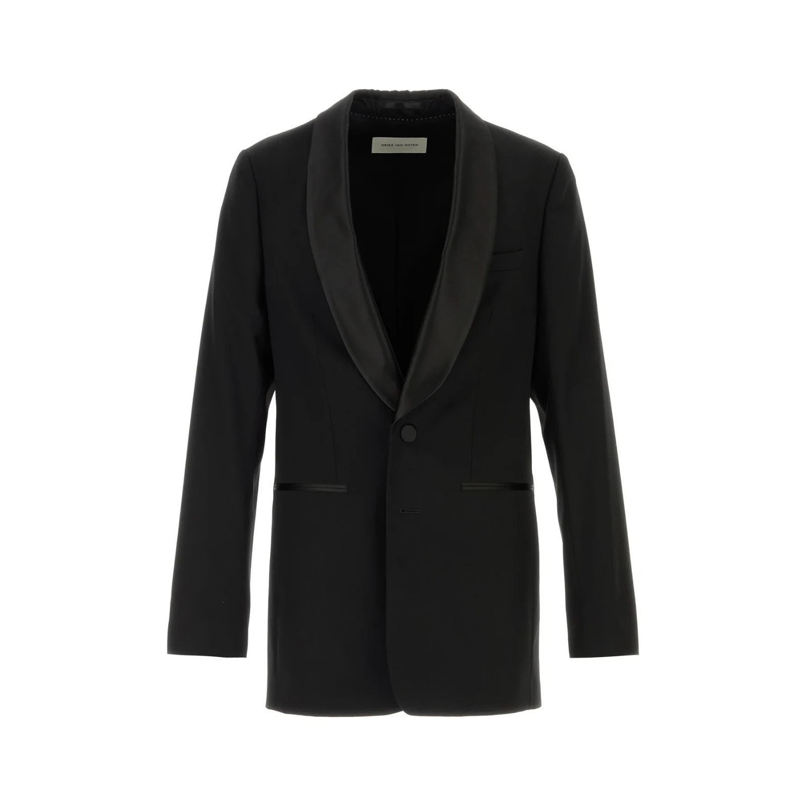 Dries Van Noten DRIES VAN NOTEN Bartux Black Wool Blend Blazer New & Authent Size US M / EU 48-50 / 2 - 1 Thumbnail