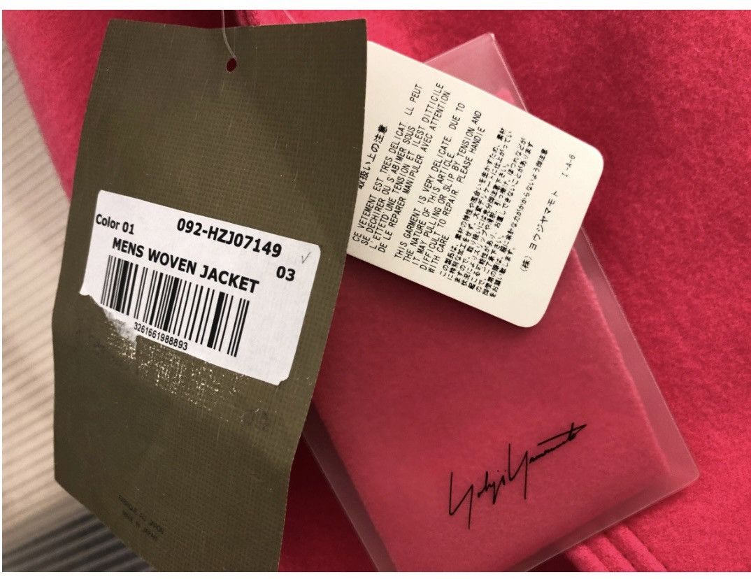Yohji Yamamoto YYPH 🇯🇵 Pink Wool Yuzen Dyed Wolf Reversible Chester coat 3 Size US L / EU 52-54 / 3 - 19 Thumbnail