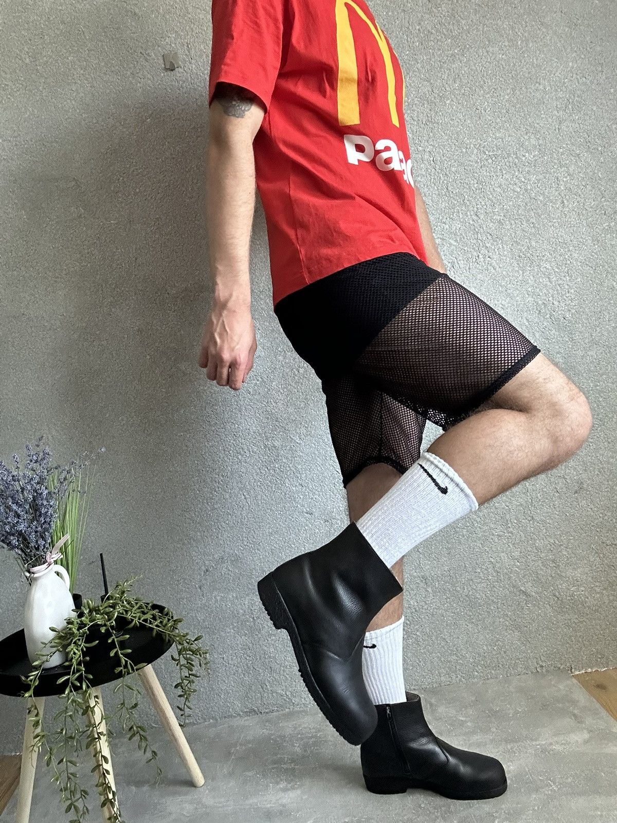 Other Men’s Mesh See-Through Shorts Black Y2K Style Size M Size US 32 / EU 48 - 3 Thumbnail