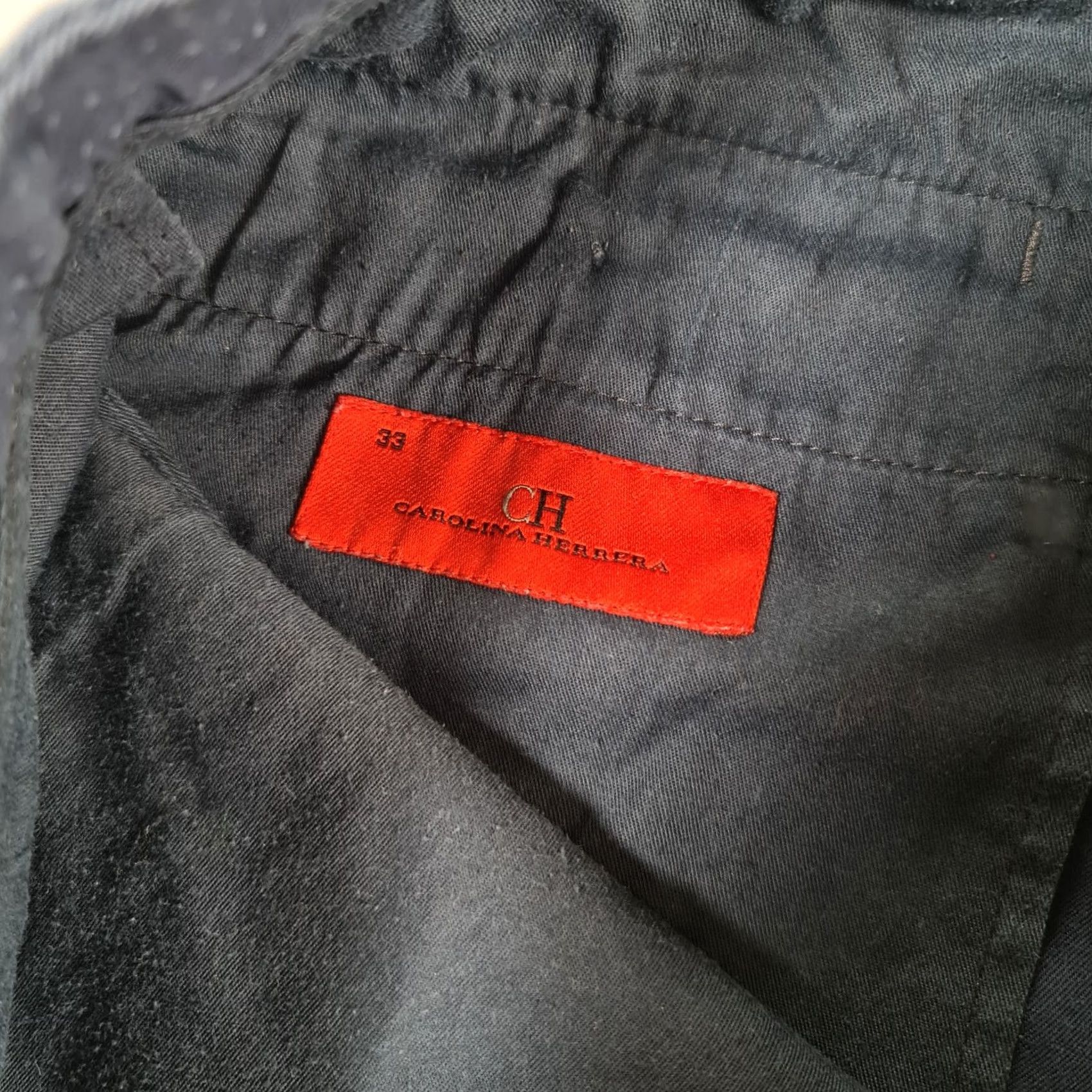 Carolina Herrera Carolina Herrera Mens Chino Trousers Blue W33 L31 Polka Dot Linen Blend Pants Shirt? Size US 33 - 4 Thumbnail