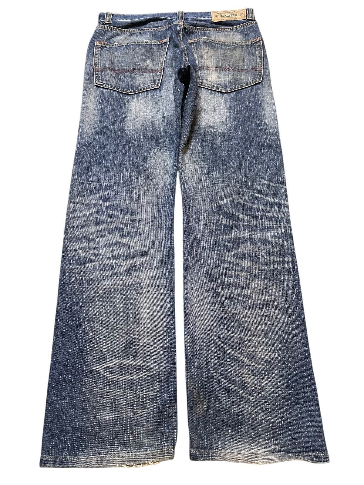 Kapital Vintage Japanese Brand Faded Wash Distress Style Jeans Size US 32 / EU 48 - 2 Thumbnail