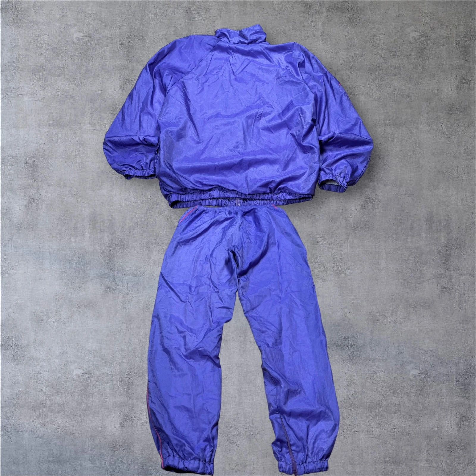 Adidas Adidas Vintage Purple Tracksuit Set Size US M / EU 48-50 / 2 - 2 Thumbnail