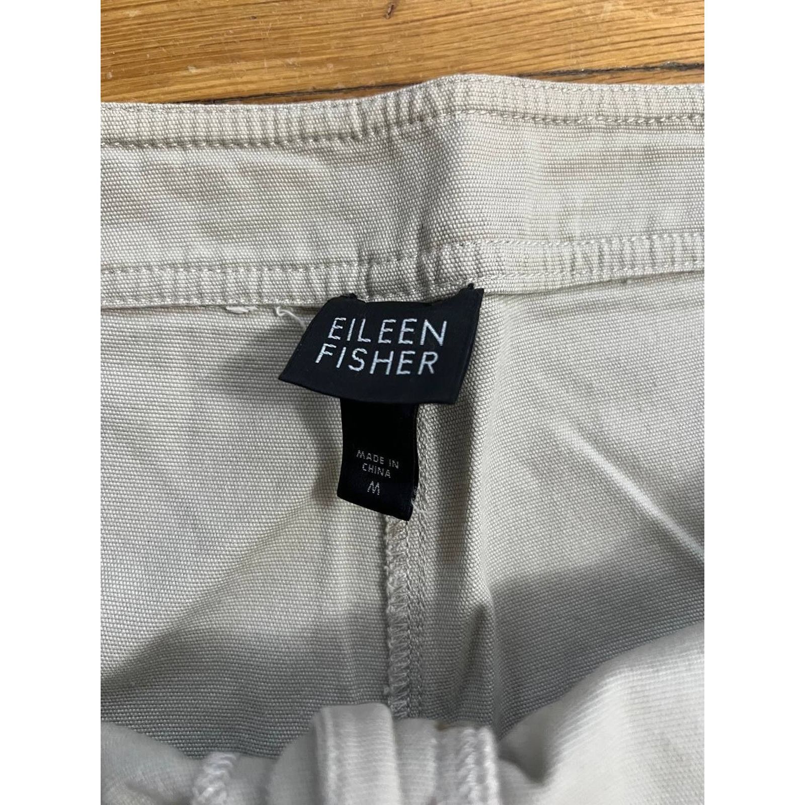 Eileen Fisher Eileen Fisher Organic Cotton Jeans Beige Medium A001881 Size 32" / US 10 / IT 46 - 6 Thumbnail