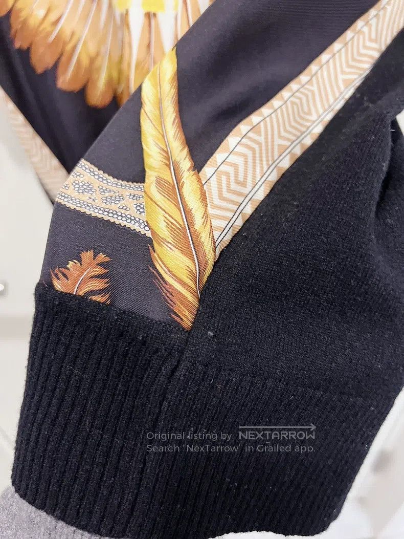 Hermes Hermes Twill Real Silk Cashmere Knit Sweater Size XS / US 0-2 / IT 36-38 - 4 Thumbnail