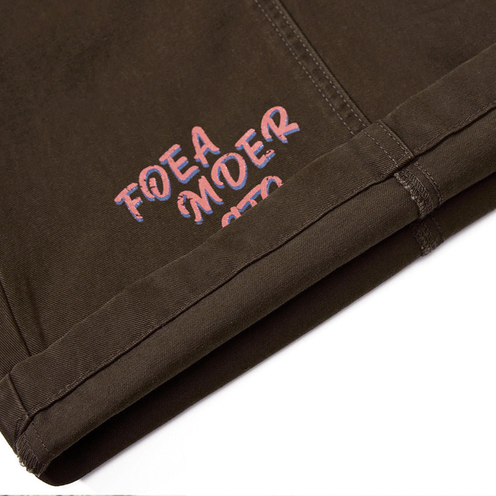 Vintage Brown Wide Leg Cargo Jeans with Patch Details Size US 32 / EU 48 - 4 Thumbnail