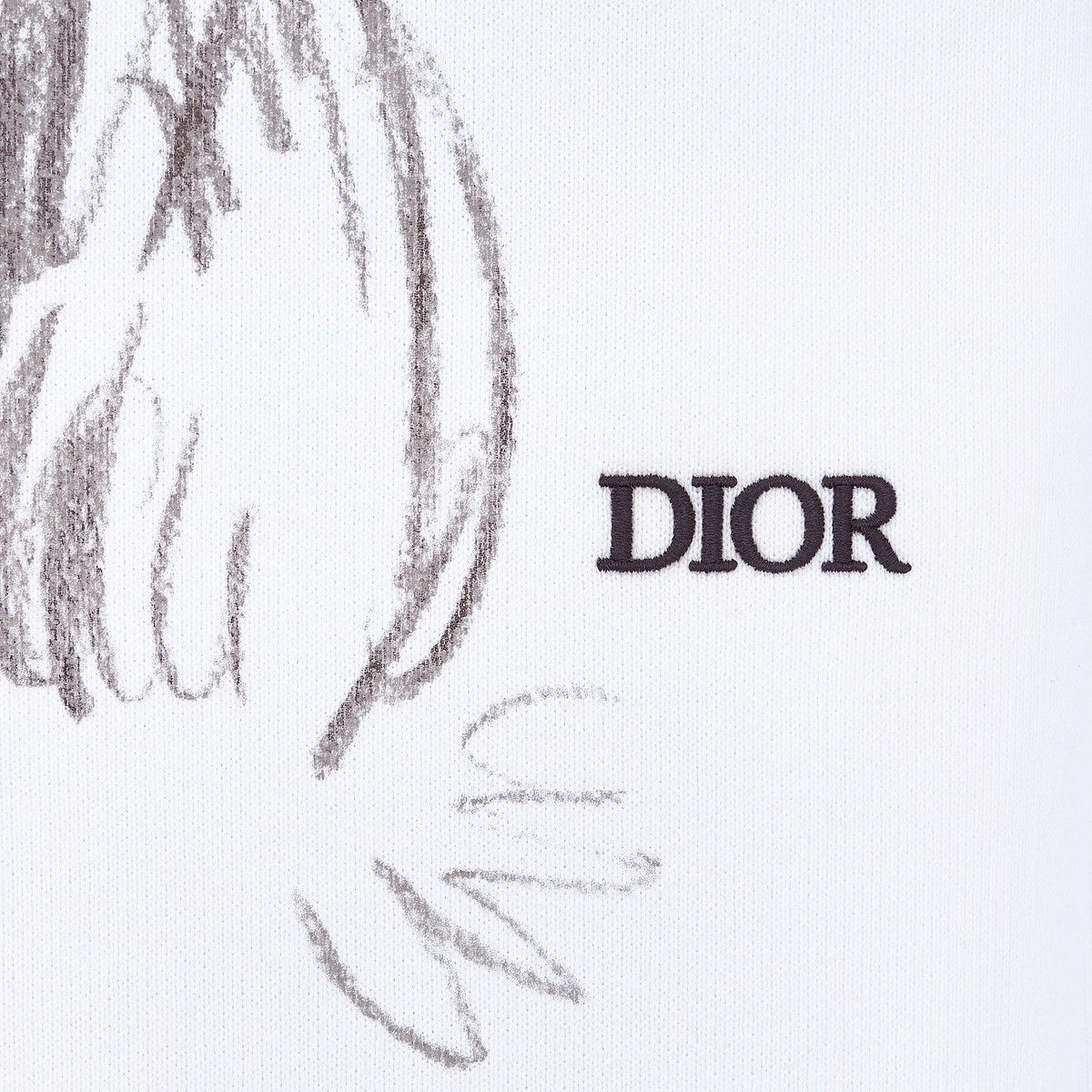 Dior o1bcso1str1224 CHARLESTON Oversized Sweatshirt in White Size US XL / EU 56 / 4 - 3 Thumbnail