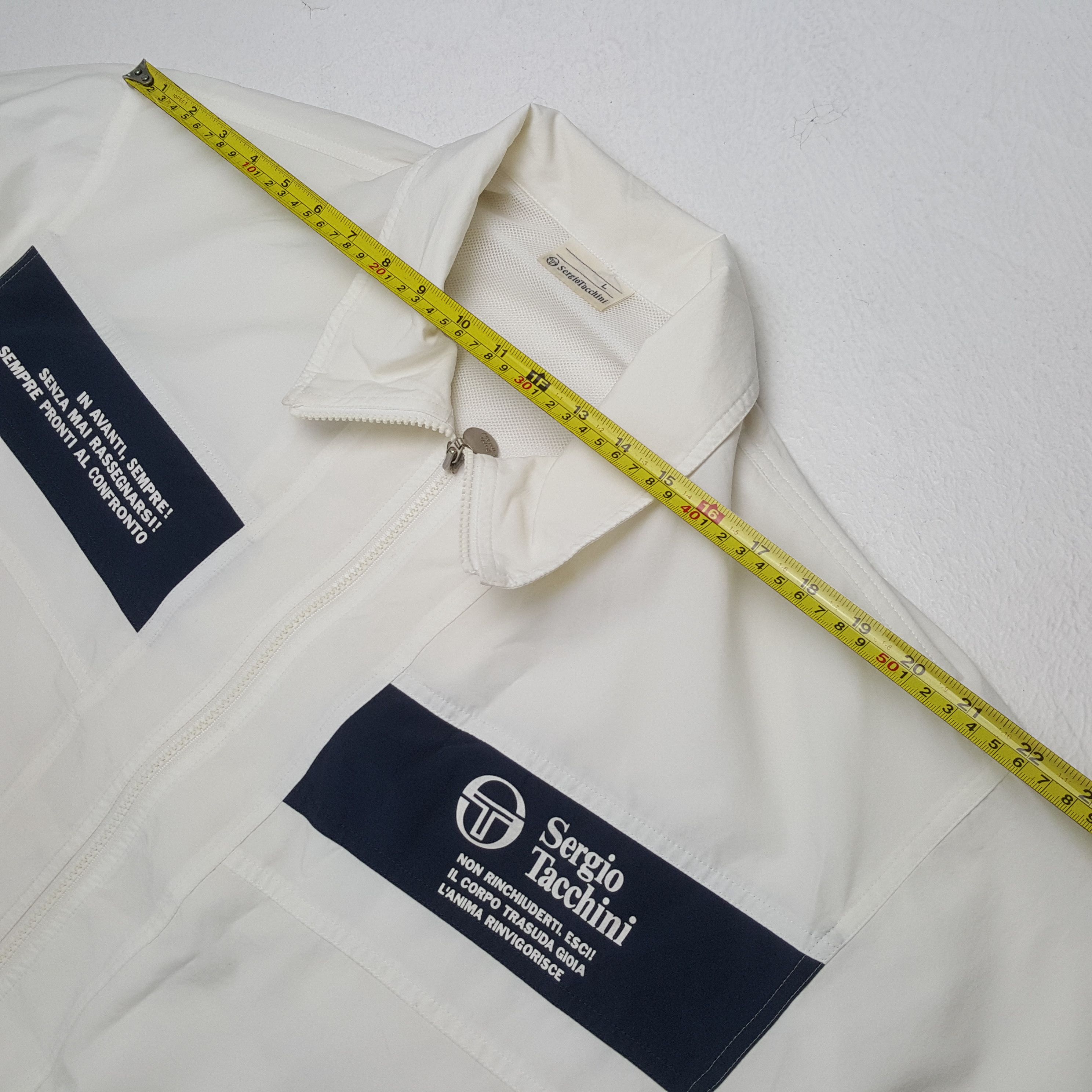 Japanese Brand × Sergio Tacchini × Vintage Vintage SERGIO TACHINI Sportswear Brand Windbreaker Jacket Size US XL / EU 56 / 4 - 4 Thumbnail