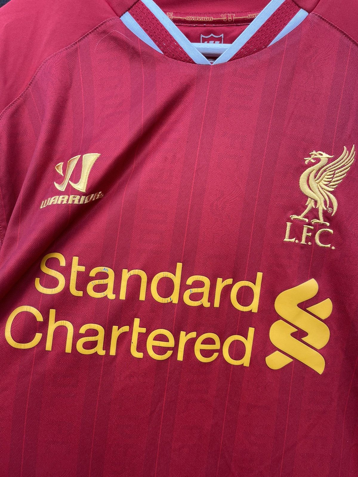 Warrior 2013 Warrior Liverpool red soccer jersey Size US XL / EU 56 / 4 - 6 Thumbnail