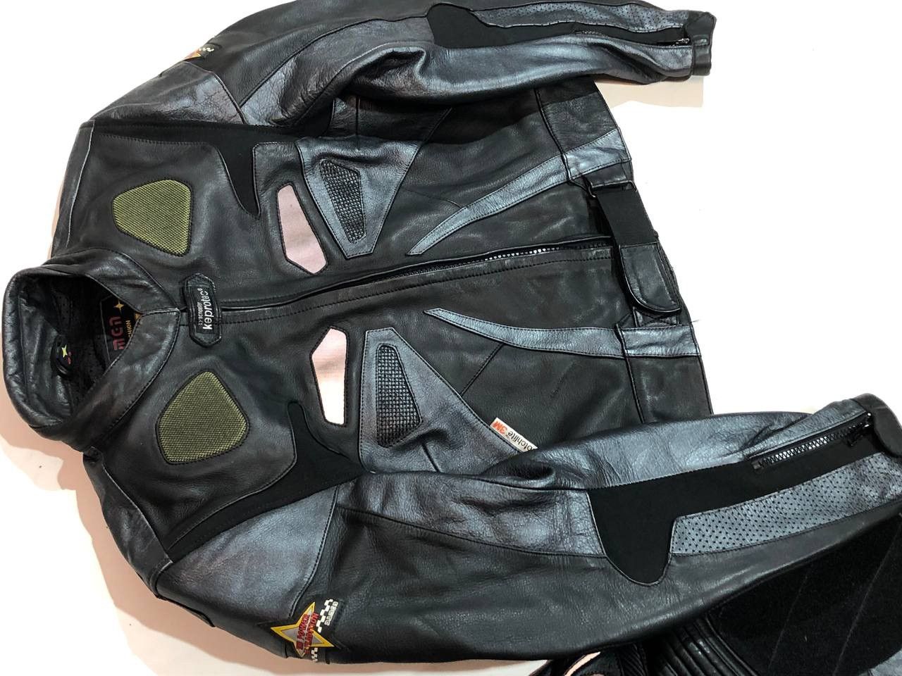 Other Damen Power Leather Overalls Racing Moto Vintage Size US M / EU 48-50 / 2 - 6 Thumbnail