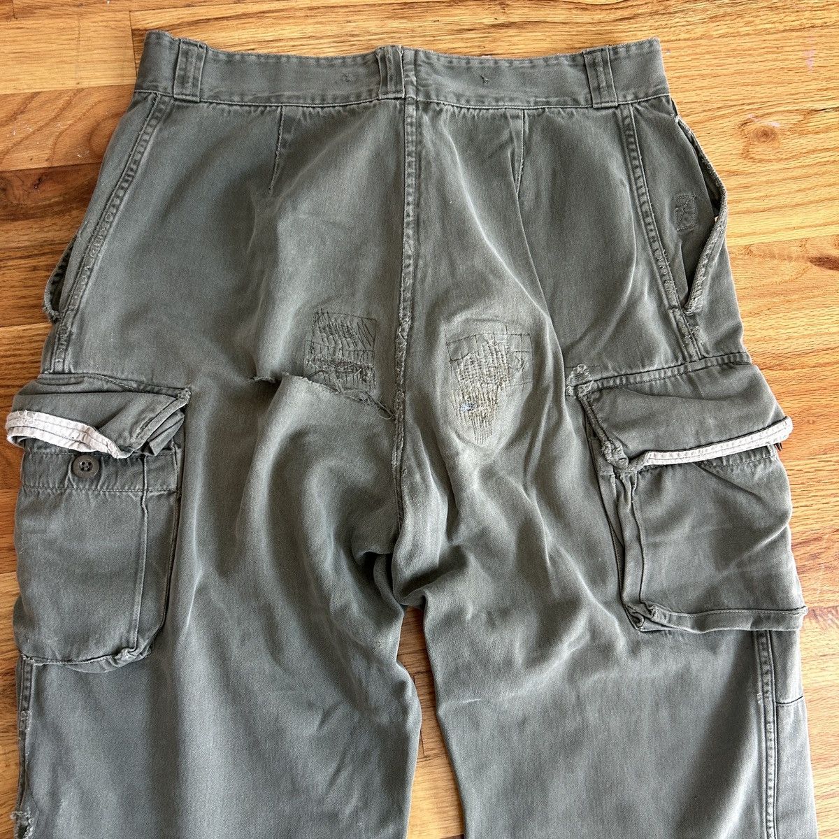 Vintage Vintage Parisian military cargo pants/capris Size US 31 - 5 Thumbnail