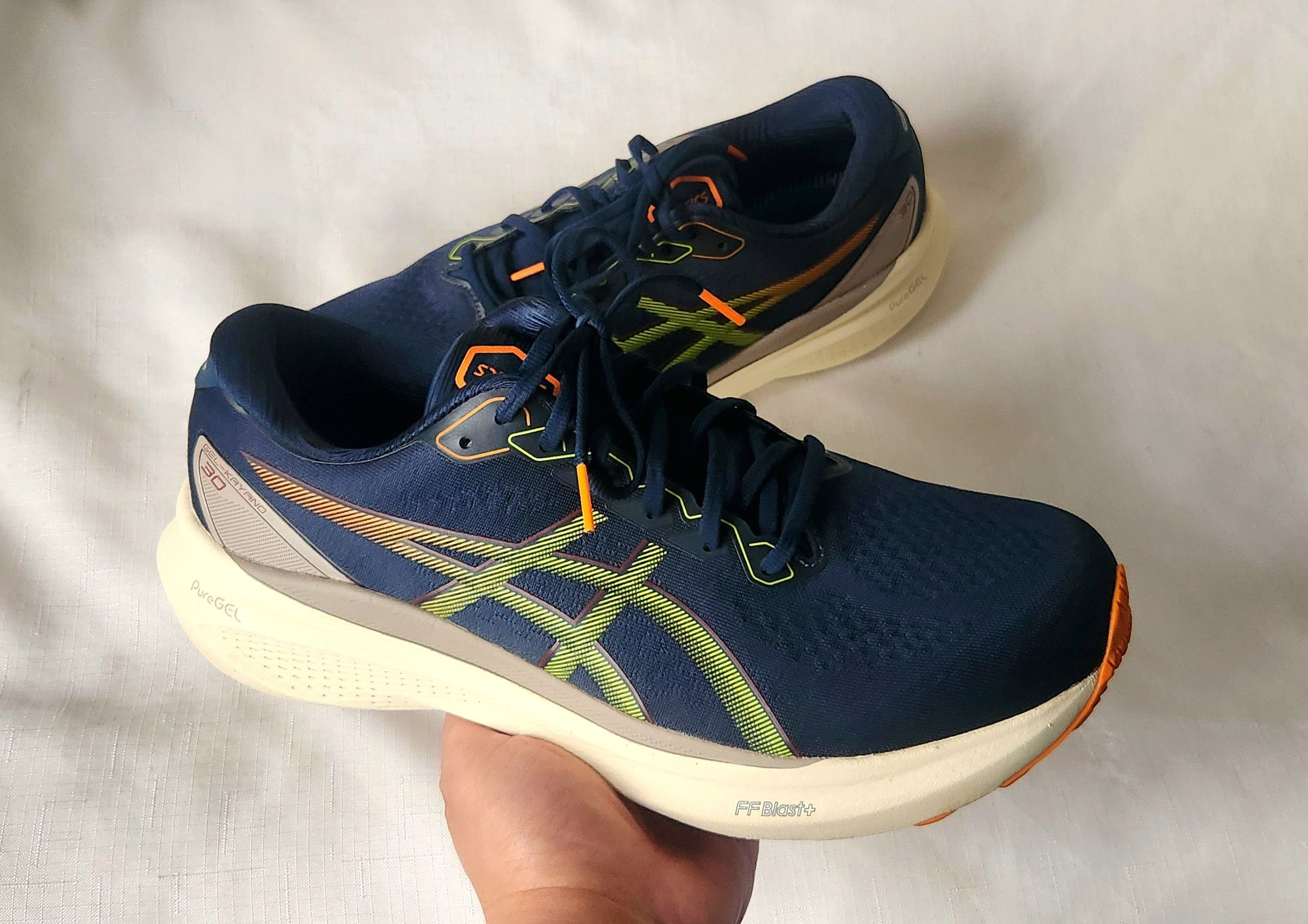 Asics ASICS GEL-KAYANO 30 1011B548 French Blue Neon Lime Running Size US 13 / EU 46 - 1 Thumbnail