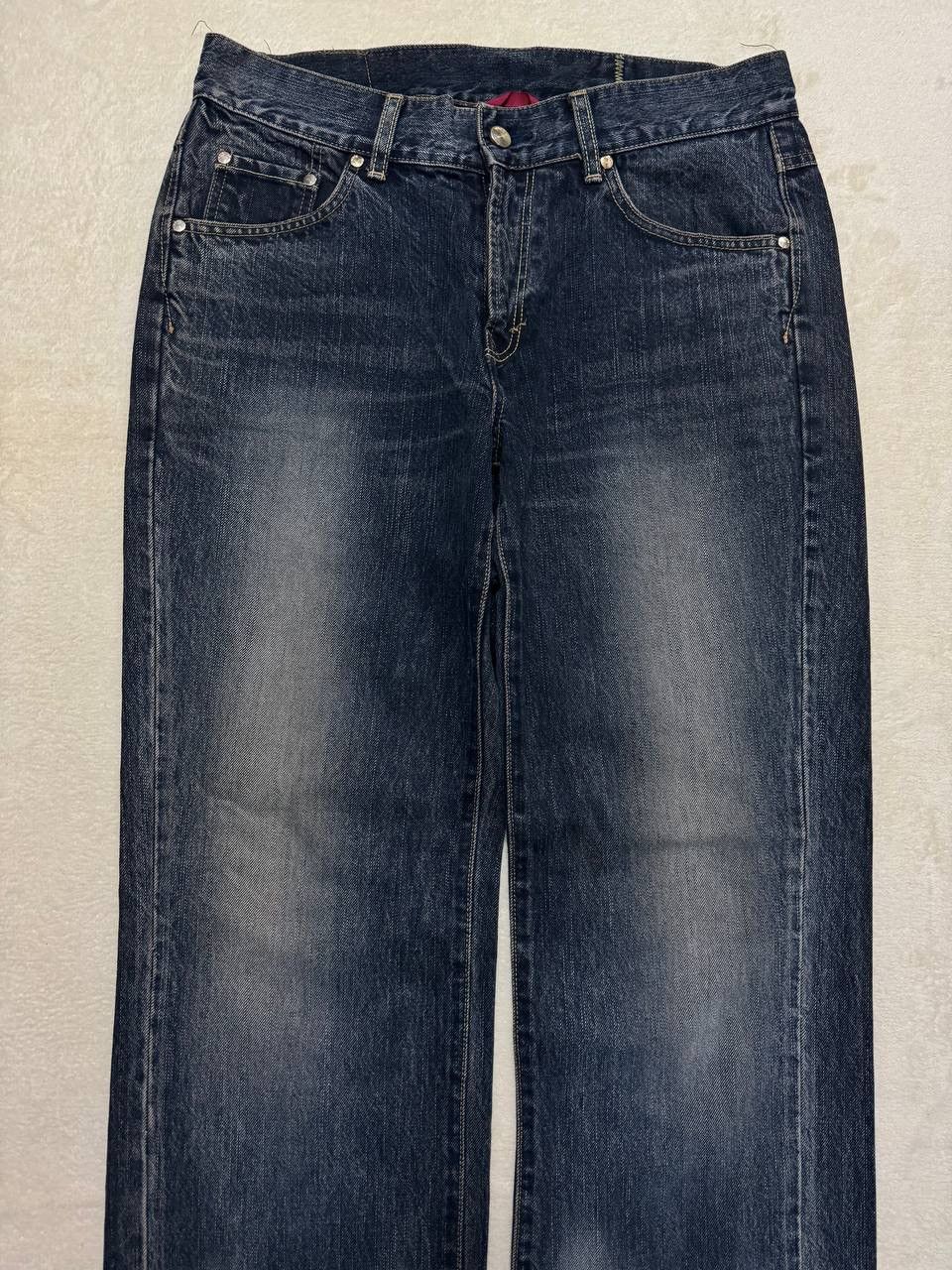 Edwin INSANE 90s Style Edwin 503 Rusty Sand Washed Dark Jeans Size US 32 / EU 48 - 3 Thumbnail