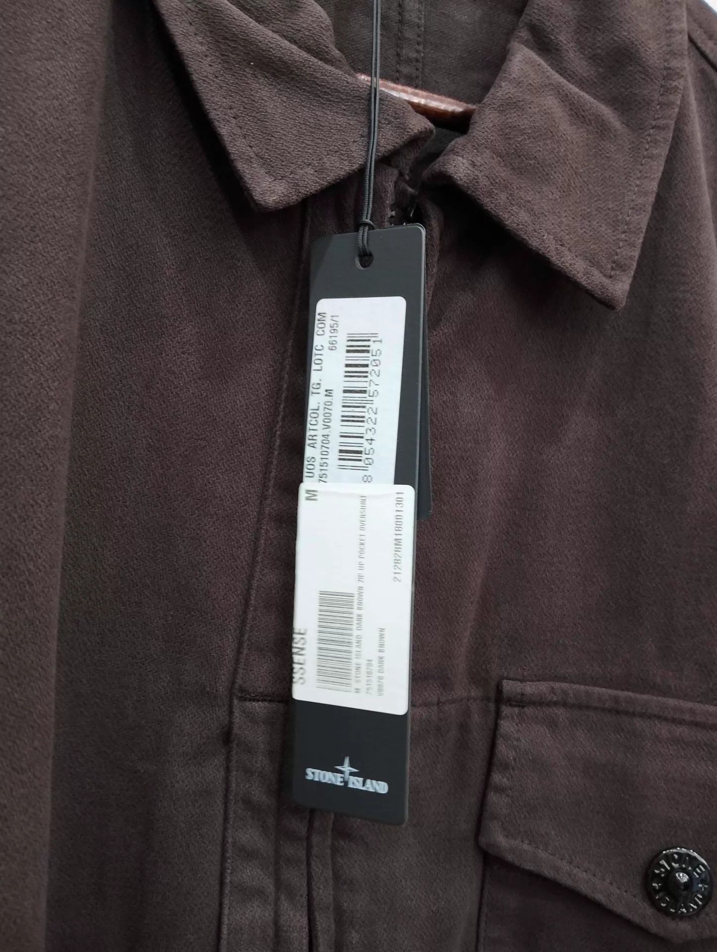 Stone Island STONE ISLAND solid color lapel pocket jacket M Size US S / EU 44-46 / 1 - 7 Thumbnail