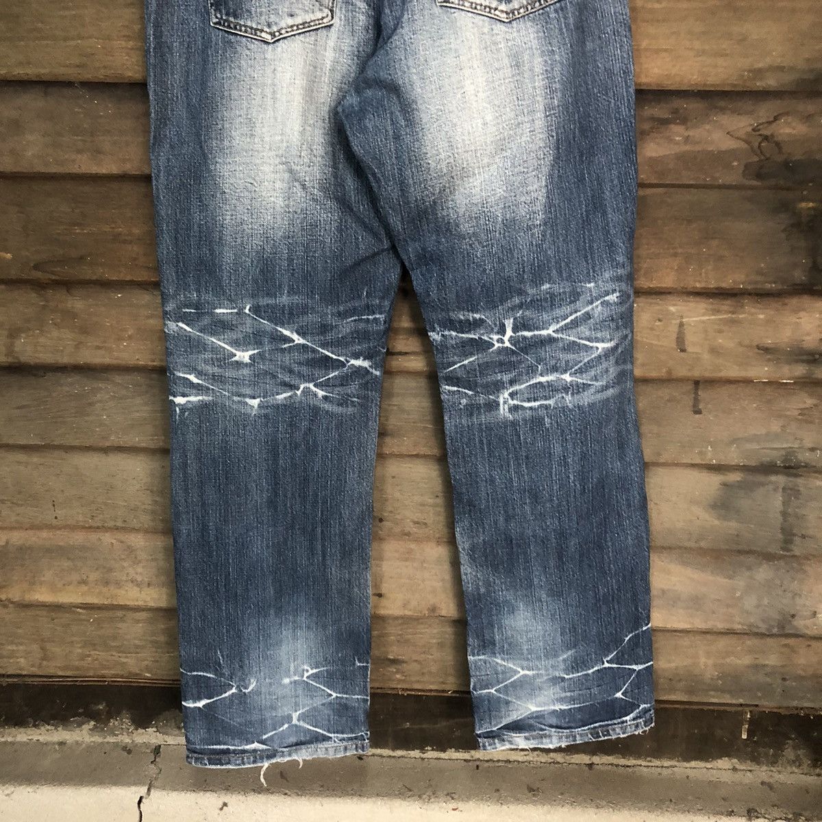 In The Attic In The Attic Blue Distressed Denim Pants #7320 Size US 38 / EU 54 - 14 Thumbnail