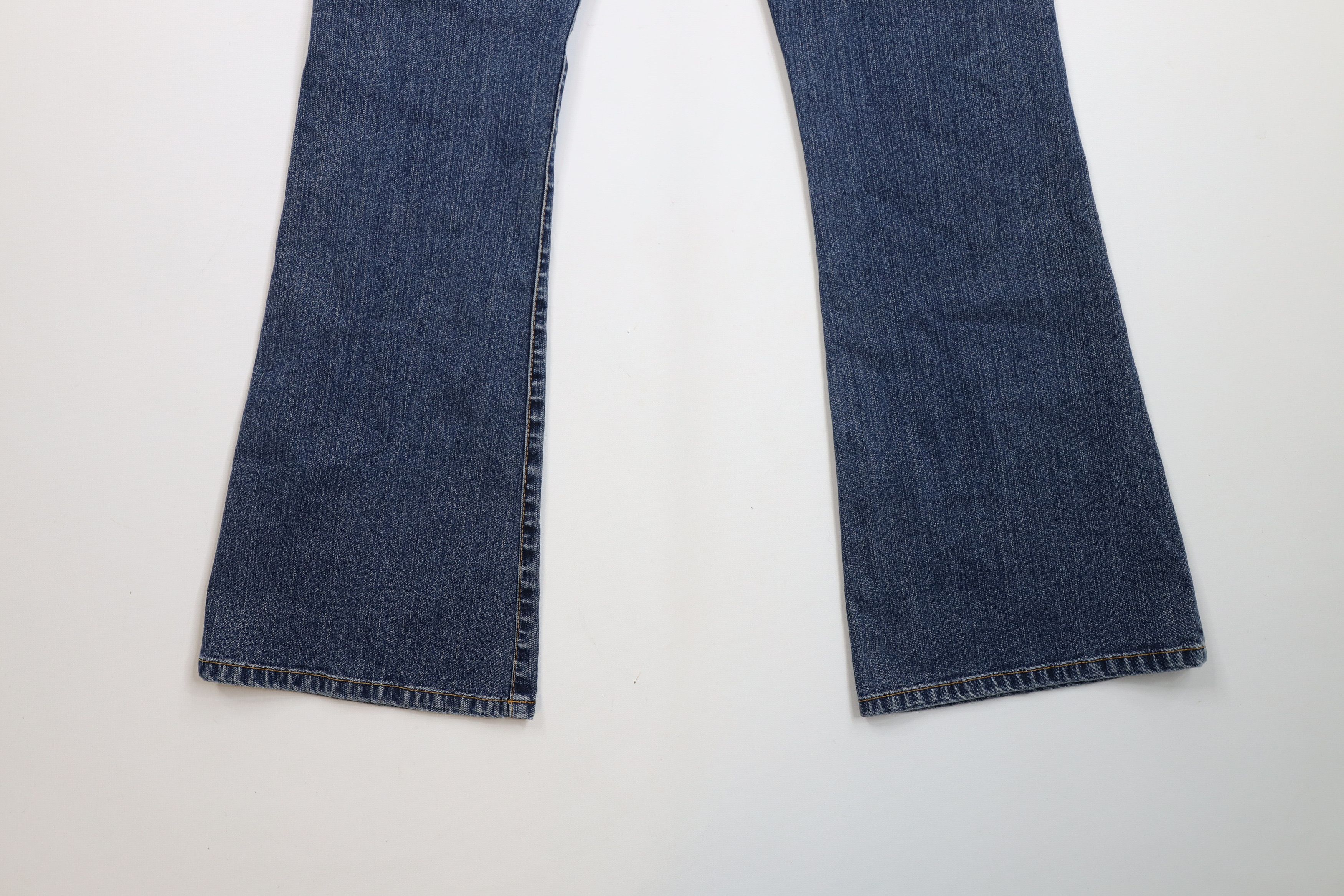 Calvin Klein × Vintage Vintage 90s Calvin Klein Wide Leg Bell Bottoms Denim Jeans Size 28" / US 6 / IT 42 - 11 Thumbnail