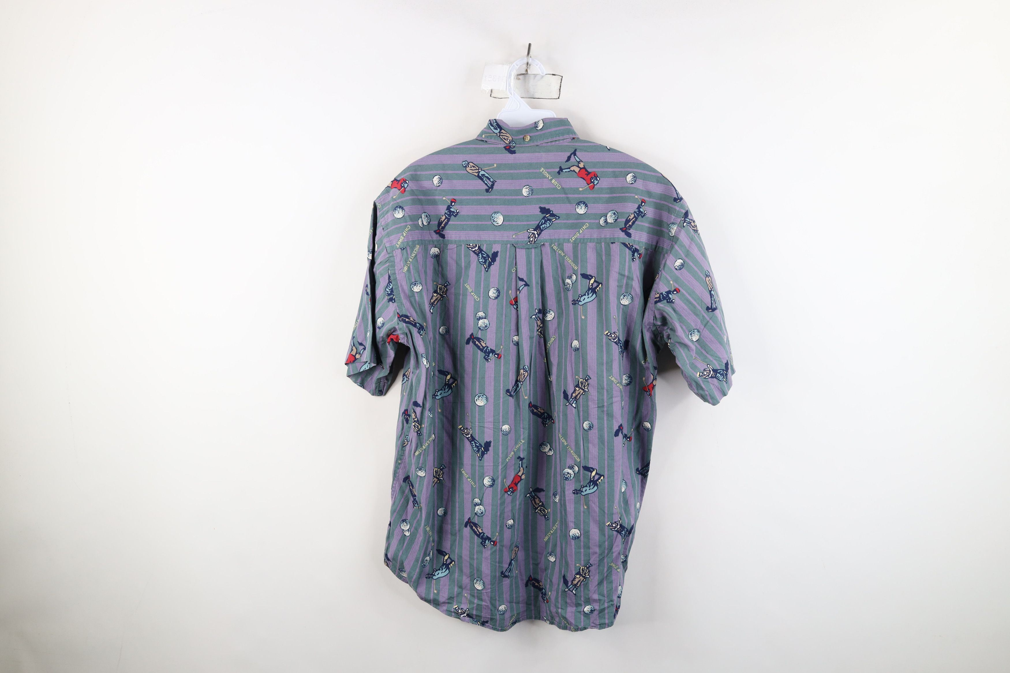 Vintage Vintage 90s Streetwear Over Print Short Sleeve Button Shirt Size US M / EU 48-50 / 2 - 12 Thumbnail