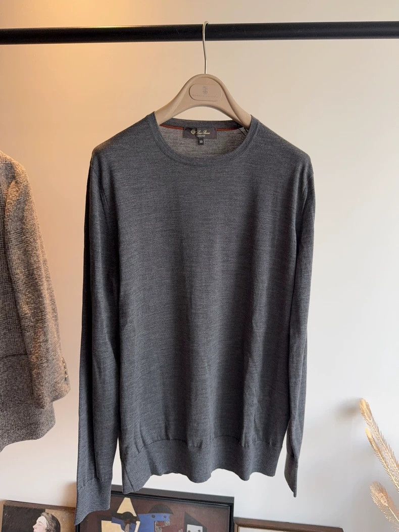 Loro Piana Loro Piana Men's Wool Knit Sweater- Size US L / EU 52-54 / 3 - 1 Thumbnail