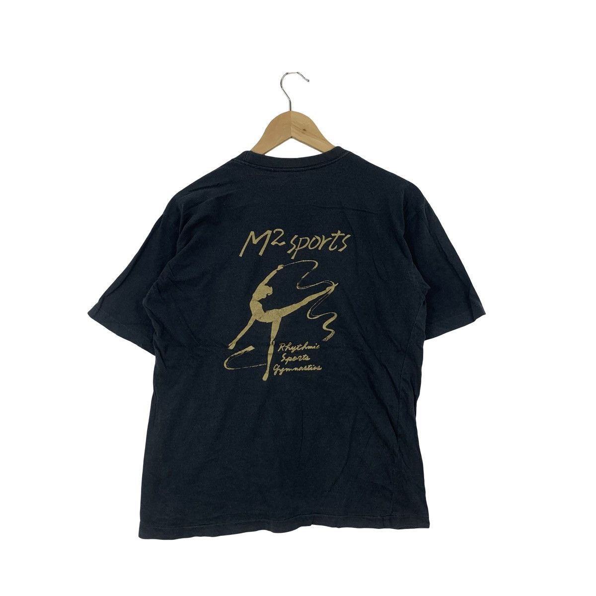 Vintage Vintage M2 SPORTS Rhythmic Sport Gymnastics Tee Shirt Top Size US S / EU 44-46 / 1 - 1 Thumbnail