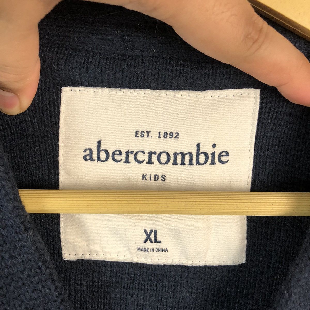 Abercrombie & Fitch × Aran Isles Knitwear Vintage Cardigan Knit Abercrombie & Fitch Black #977 Size US XL / EU 56 / 4 - 10 Thumbnail