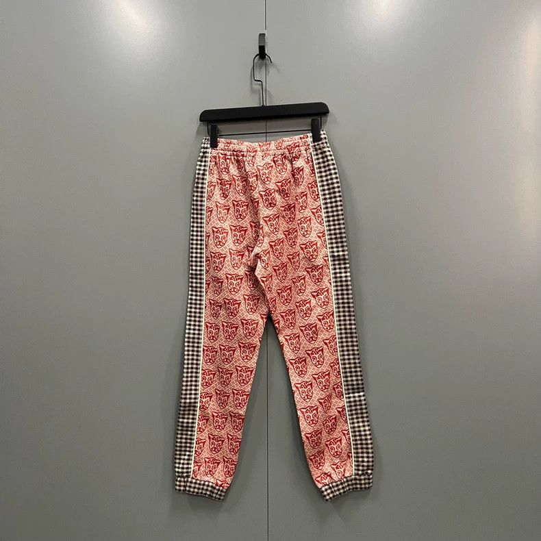 Gucci Size XS Jacquad tiger side striped stitching trouser