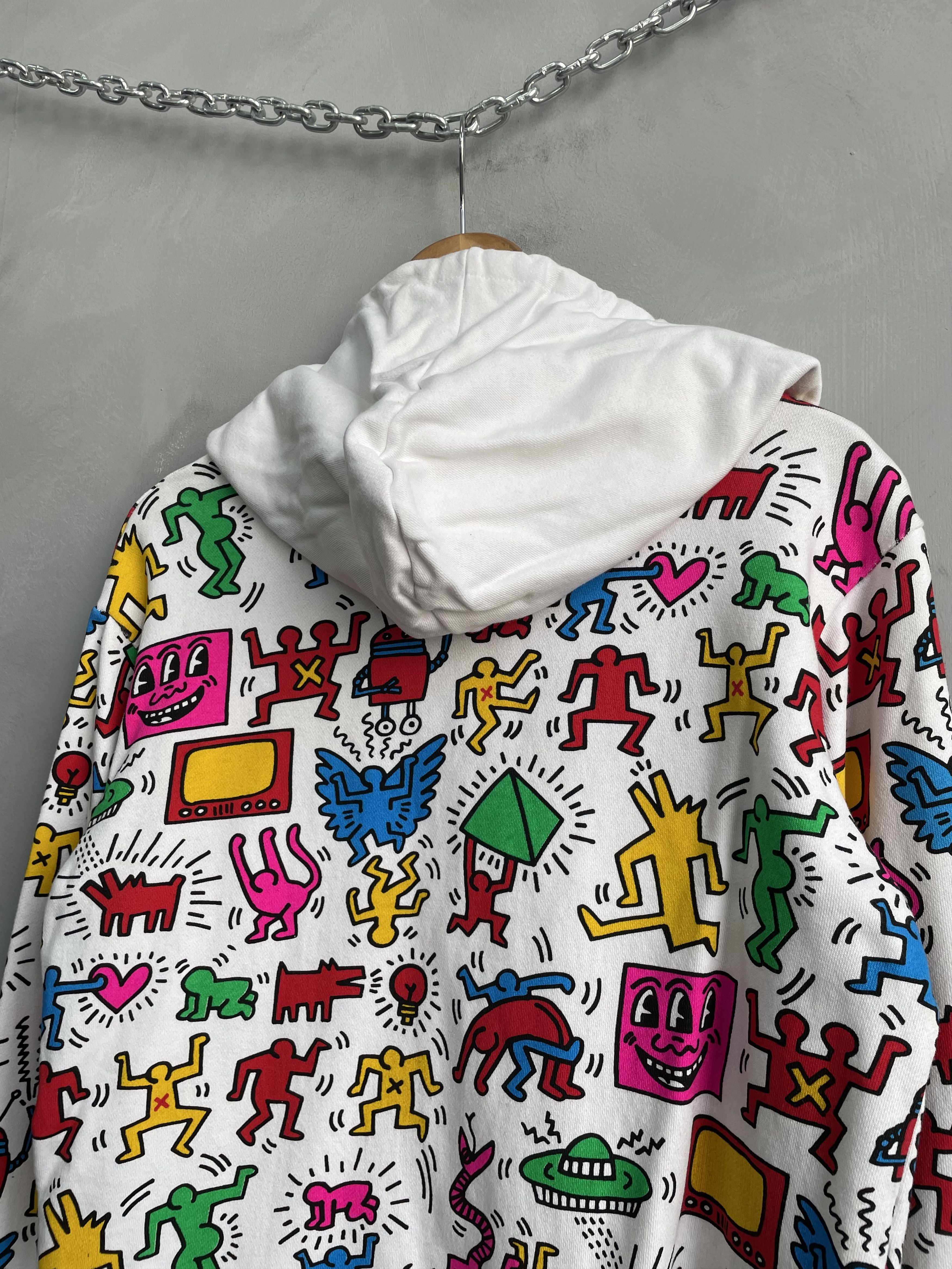 Keith Haring Rare Kaith Harring for japan overprint hoodie y2k Size US M / EU 48-50 / 2 - 9 Thumbnail
