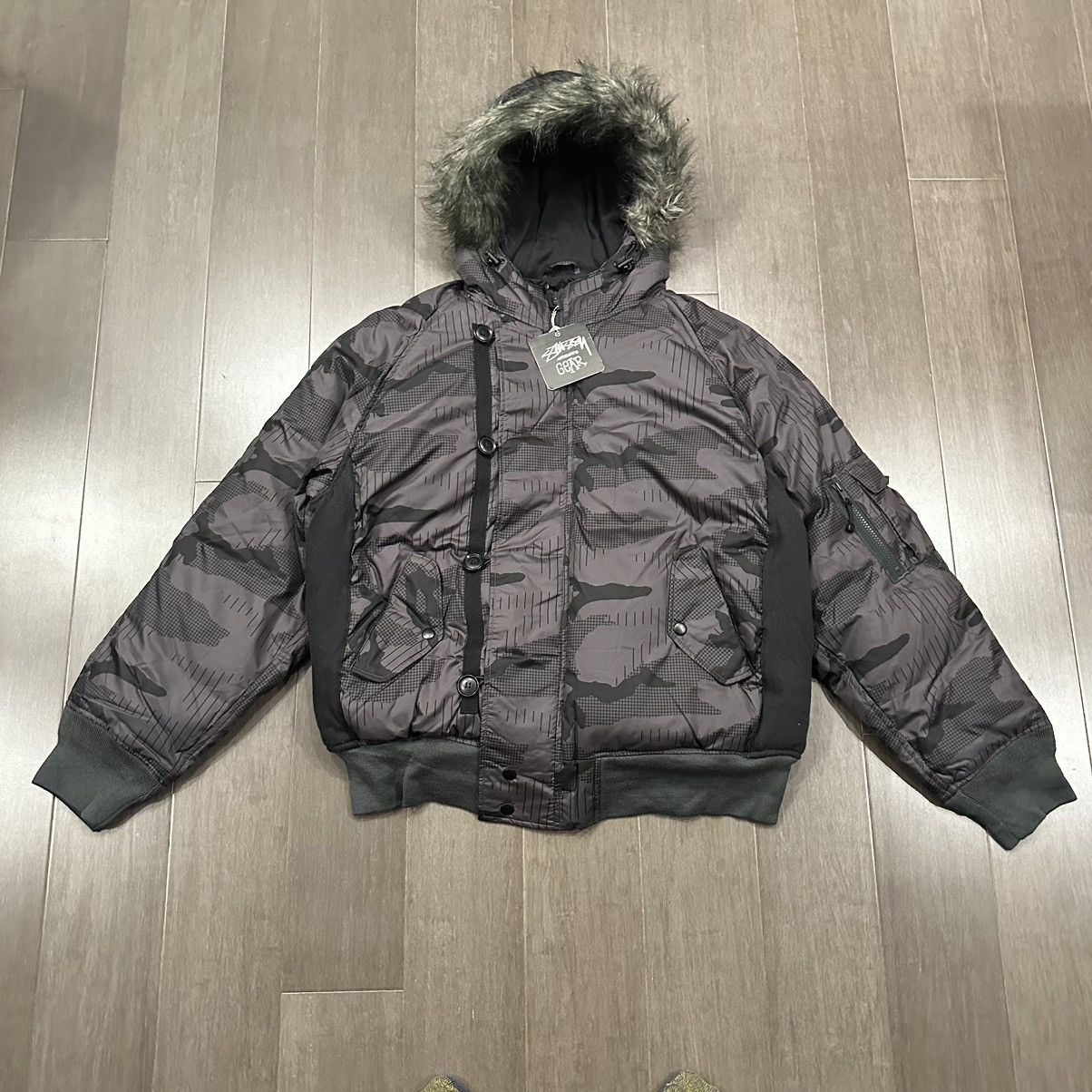 ジャケット・アウター archive OLD STUSSY camo nylon jacket archive OLD STUSSY camo nylon jacket