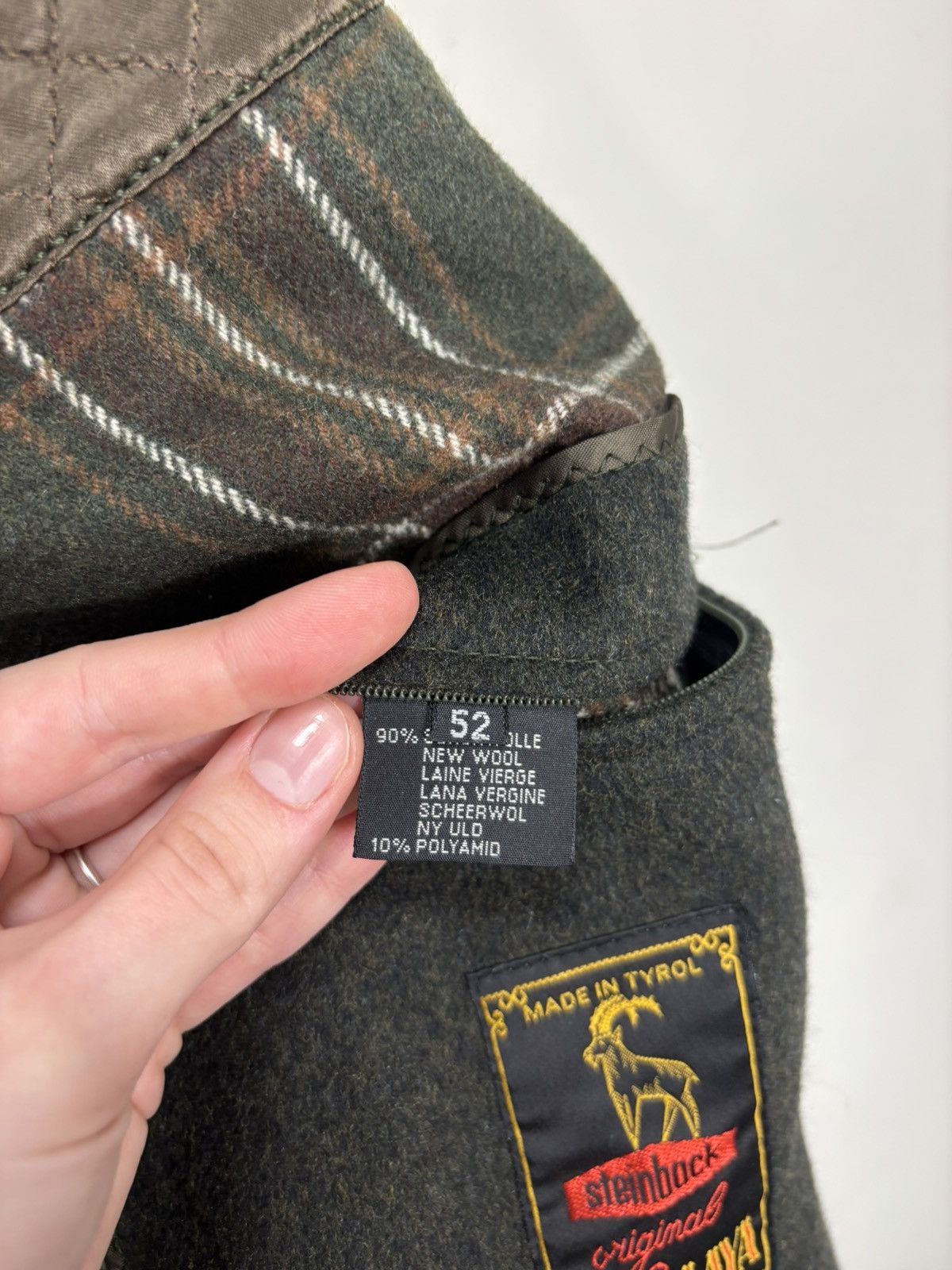 Other Vintage Steinbock Himalaya Forest Green Men’s Wool Overcoat Size US L / EU 52-54 / 3 - 15 Thumbnail
