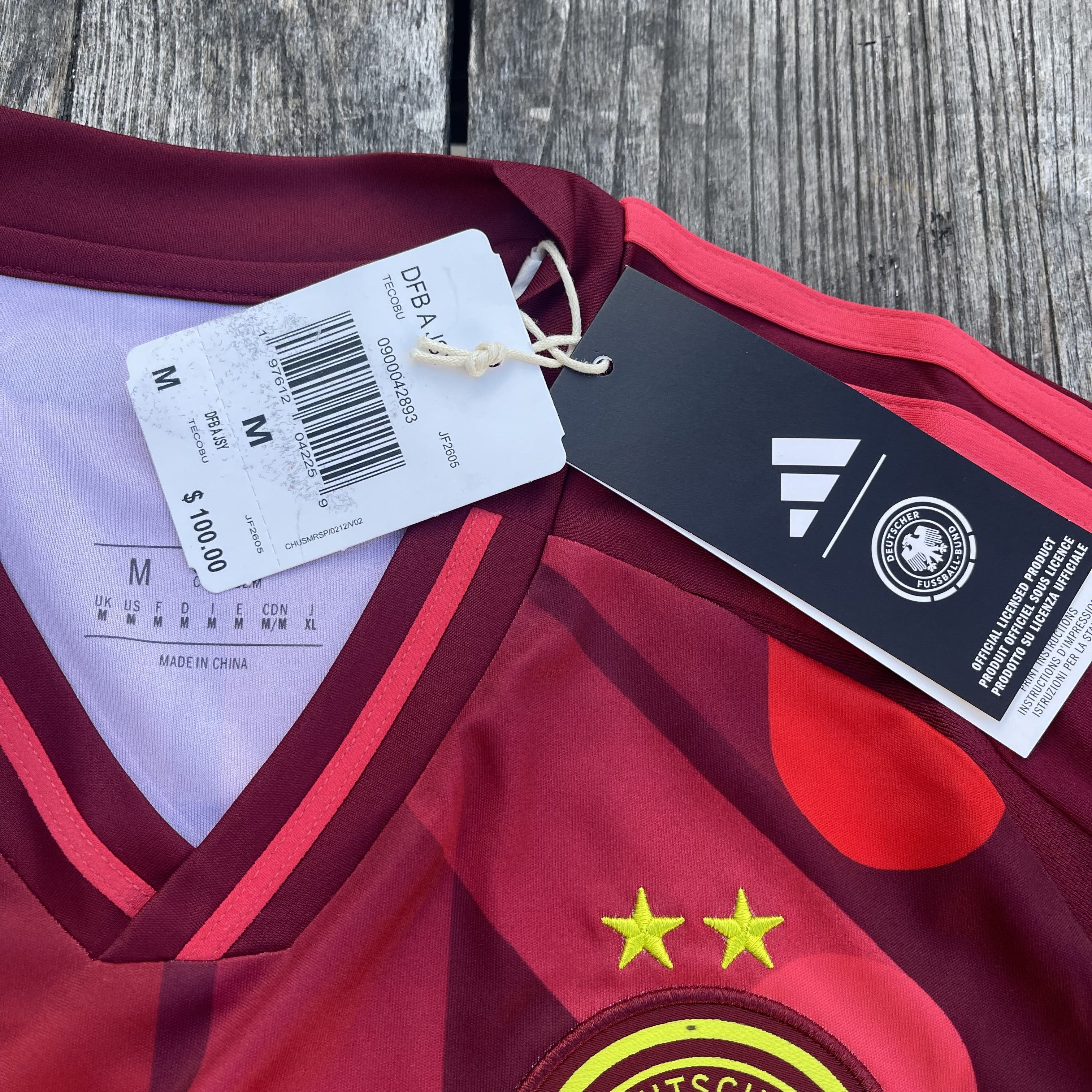 Adidas 2024 Adidas Germany Soccer Jersey Size US M / EU 48-50 / 2 - 4 Thumbnail