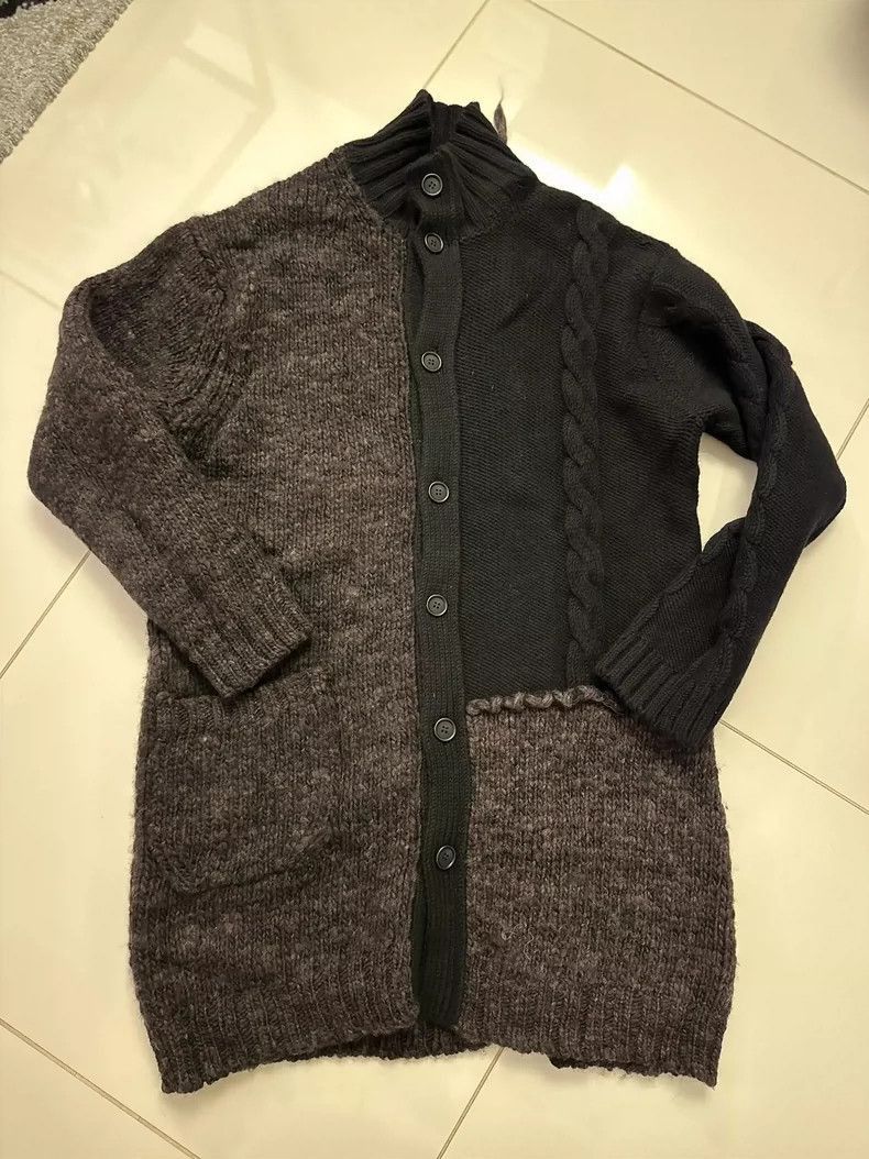 Yohji Yamamoto Yohji Yamamoto YOHJI YAMAMOTO Long Knit Cardigan Sweater Size US M / EU 48-50 / 2 - 1 Thumbnail