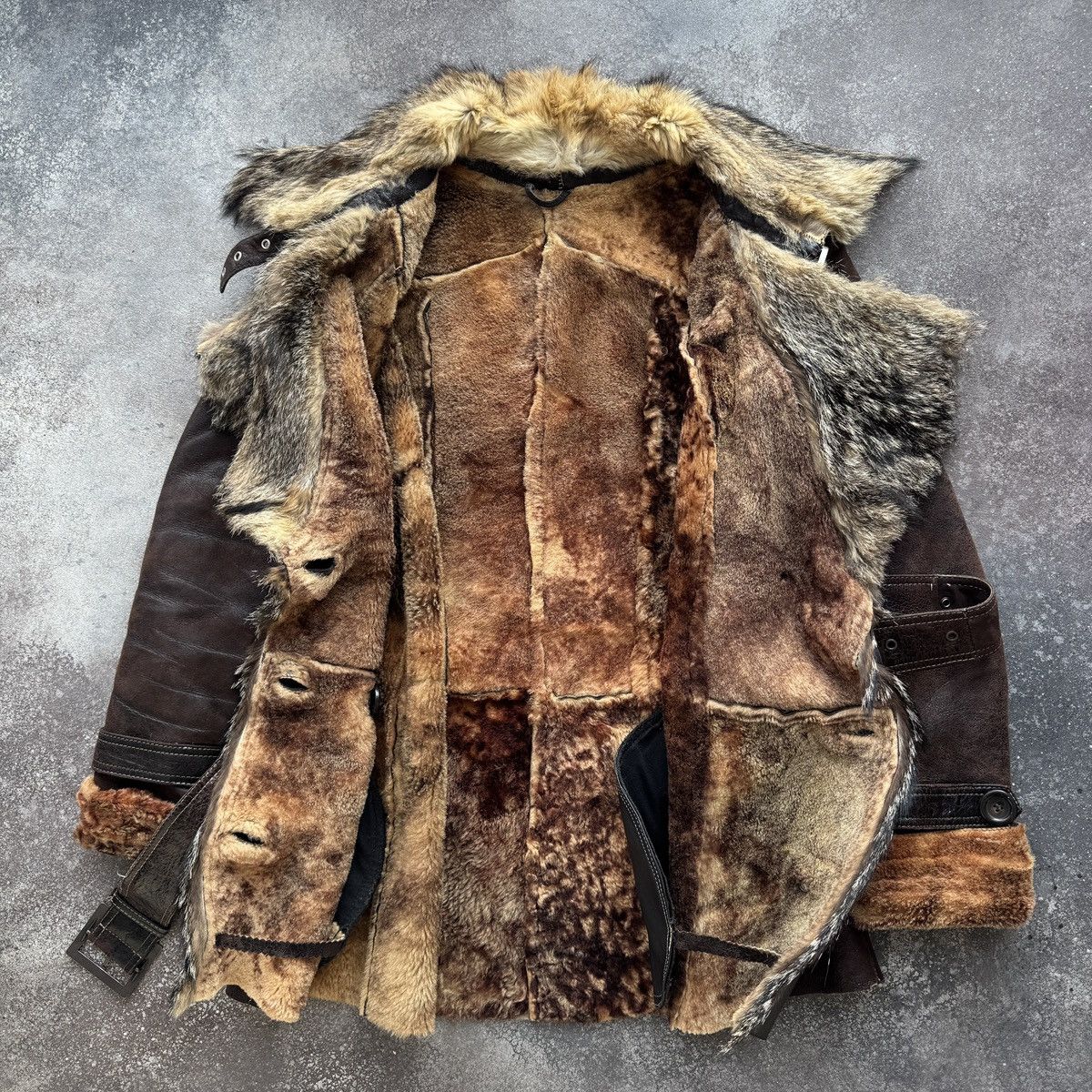 Japanese Brand Vintage Real Leather Real Fur Sheepskin Coat Size M / US 6-8 / IT 42-44 - 8 Thumbnail