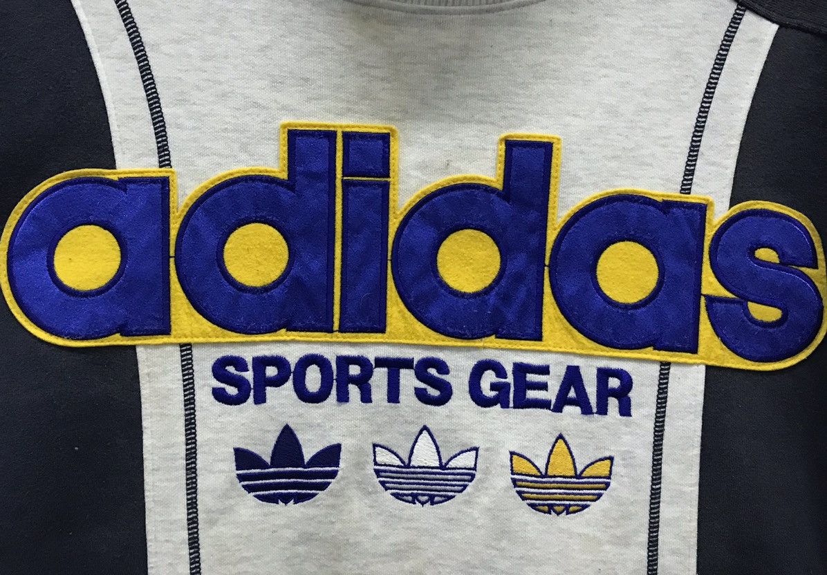 Adidas × Descente × Vintage Vintage Adidas Sports Gear Made In Japan Sweatshirt Size US M / EU 48-50 / 2 - 4 Thumbnail