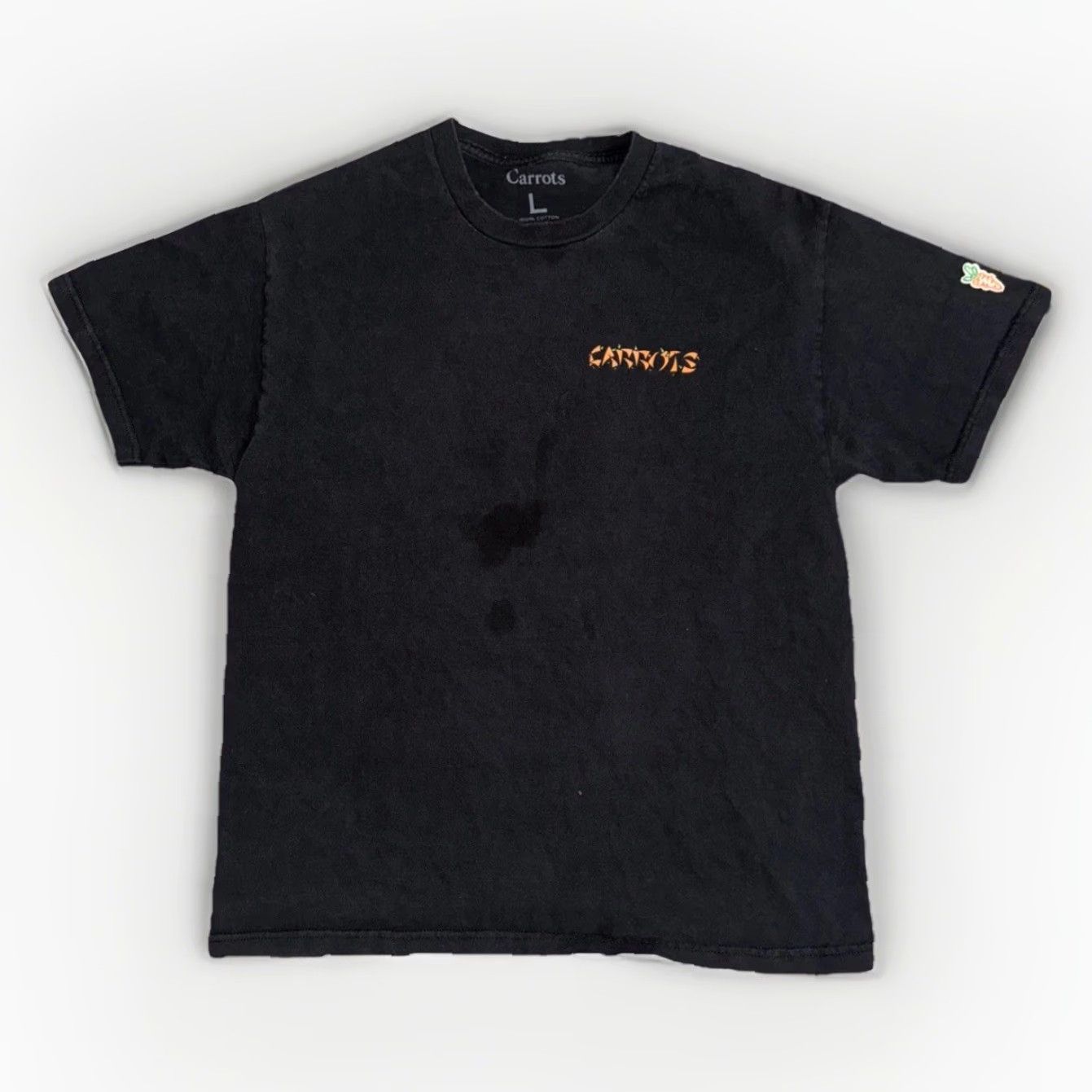 Vintage **Anwar Carrots Black Large Graphic T-Shirt** User: Anwar Carrots Black Large Graphic T-Shirt Size US L / EU 52-54 / 3 - 4 Thumbnail