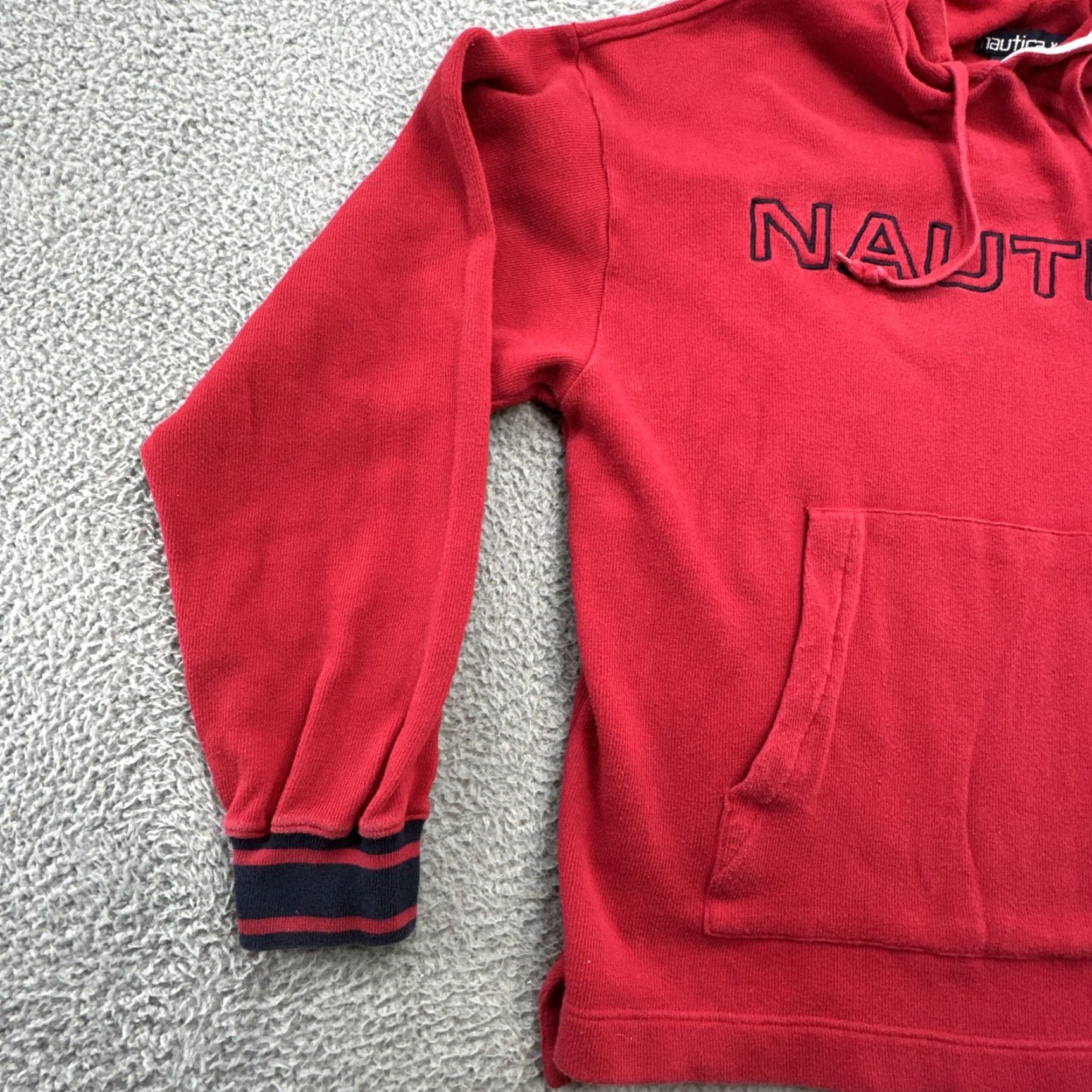 Nautica Nautica Hoodie Men Large Red Embroidered Sports Logo Vintage Shirt Size US M / EU 48-50 / 2 - 7 Thumbnail