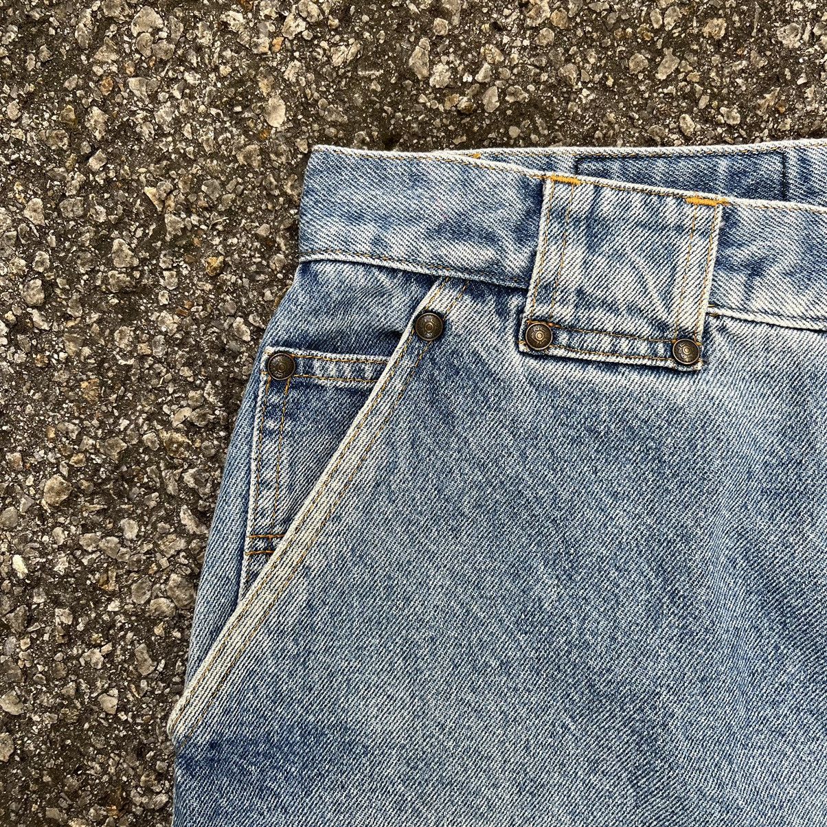 Designer × Lancel Baggy Jeans Lancel Paris Washed Blue Denim Size 32 Size US 32 / EU 48 - 5 Thumbnail