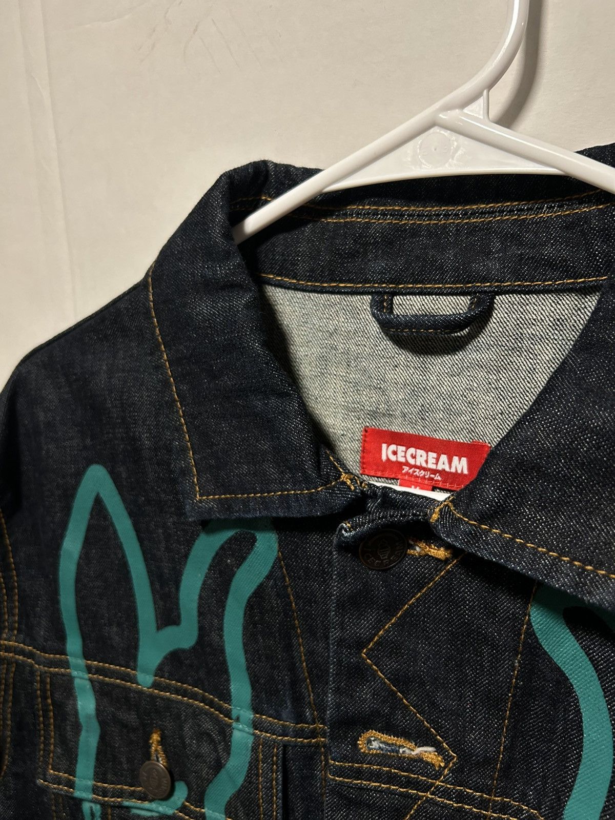 Icecream Vintage Ice Cream Running Dog Denim Jacket Size US M / EU 48-50 / 2 - 2 Thumbnail