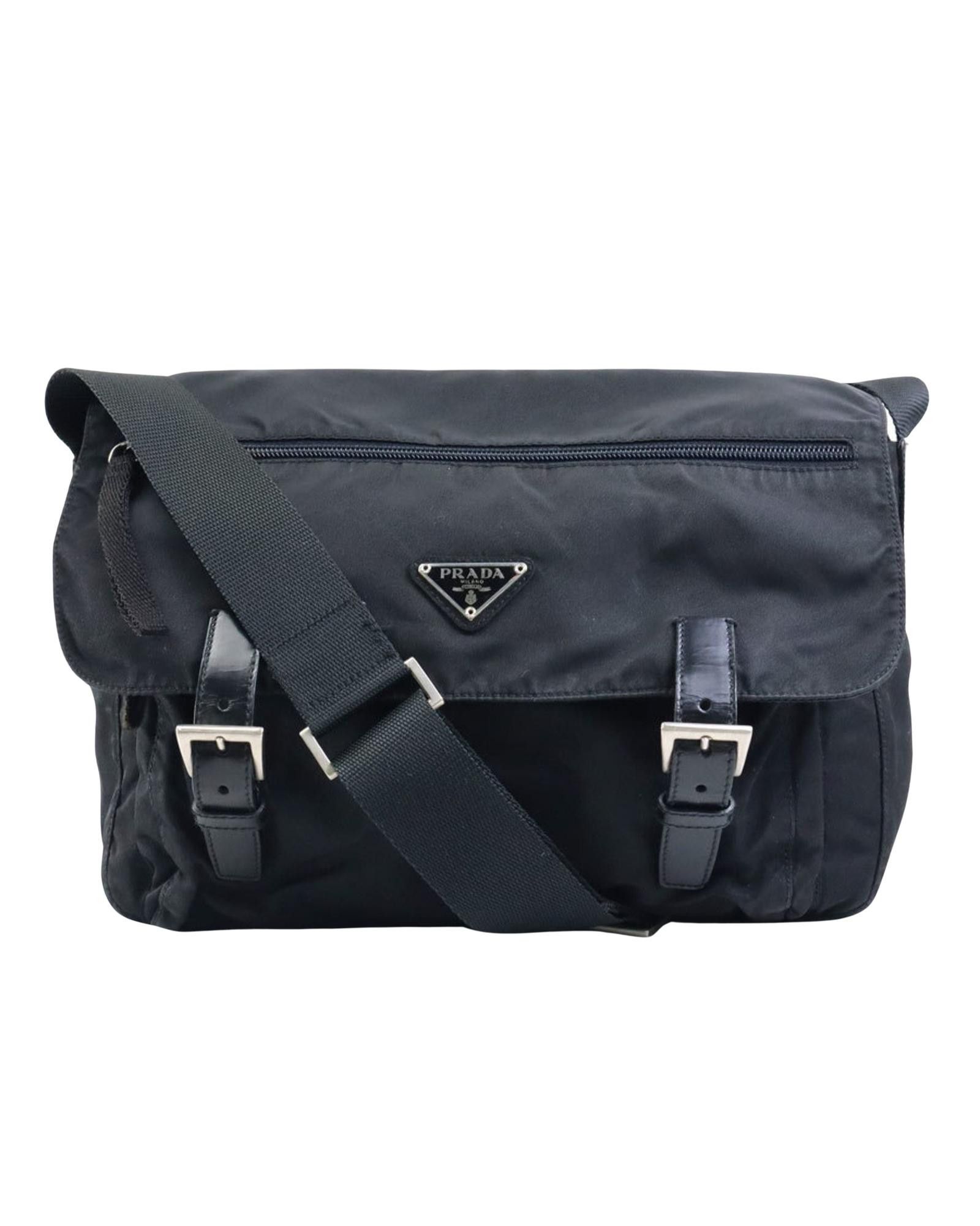 image of Prada Modern Black Synthetic Bag, Women's