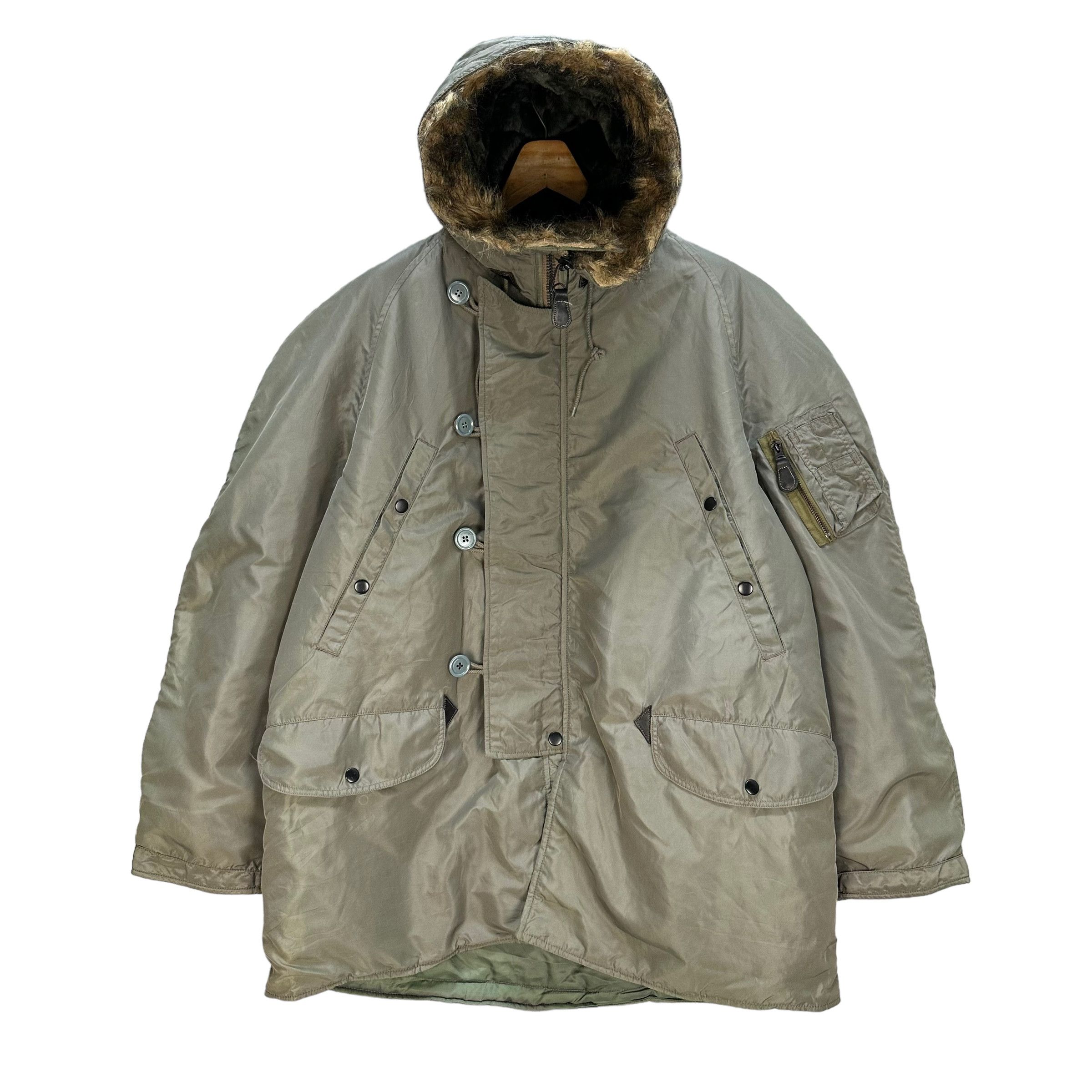 Buzz Rickson's United Carr by BUZZ RICKSON'S Fur Hoodie Parka #A8-0201 Size US L / EU 52-54 / 3 - 1 Thumbnail