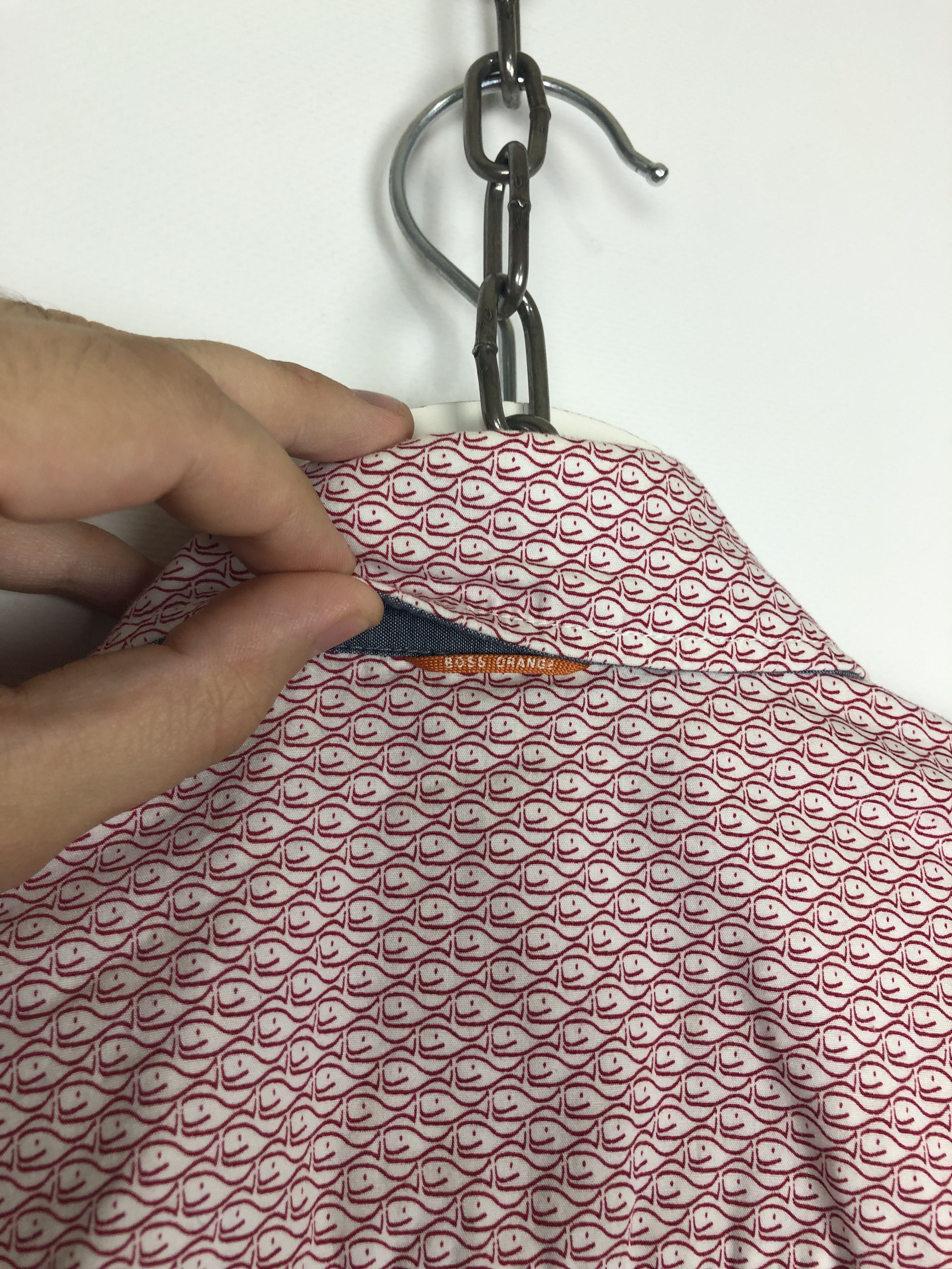 Hugo Hugo Boss Orange Shirt Monogram Whale size S Size US S / EU 44-46 / 1 - 8 Thumbnail