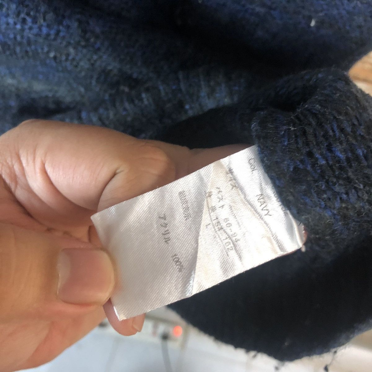 Homespun Knitwear Sorridere Dark Blue Knitwear #A2010 Size L / US 10 / IT 46 - 11 Thumbnail