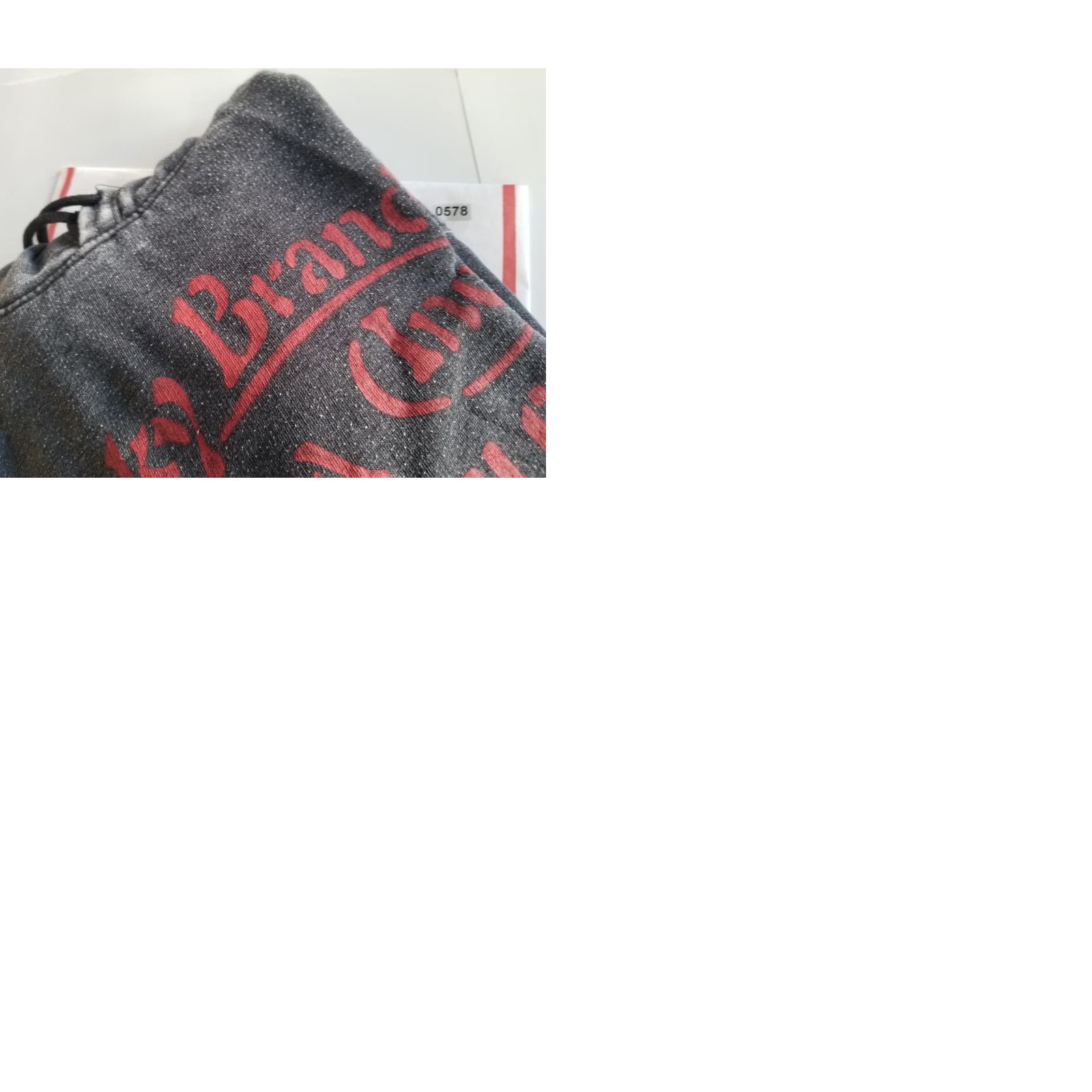 Lucky Brand Lucky Brand Hoodie Men Size L Pullover Gray Red Drawstring Los Angeles Classic All Seasons Size US L / EU 52-54 / 3 - 9 Thumbnail