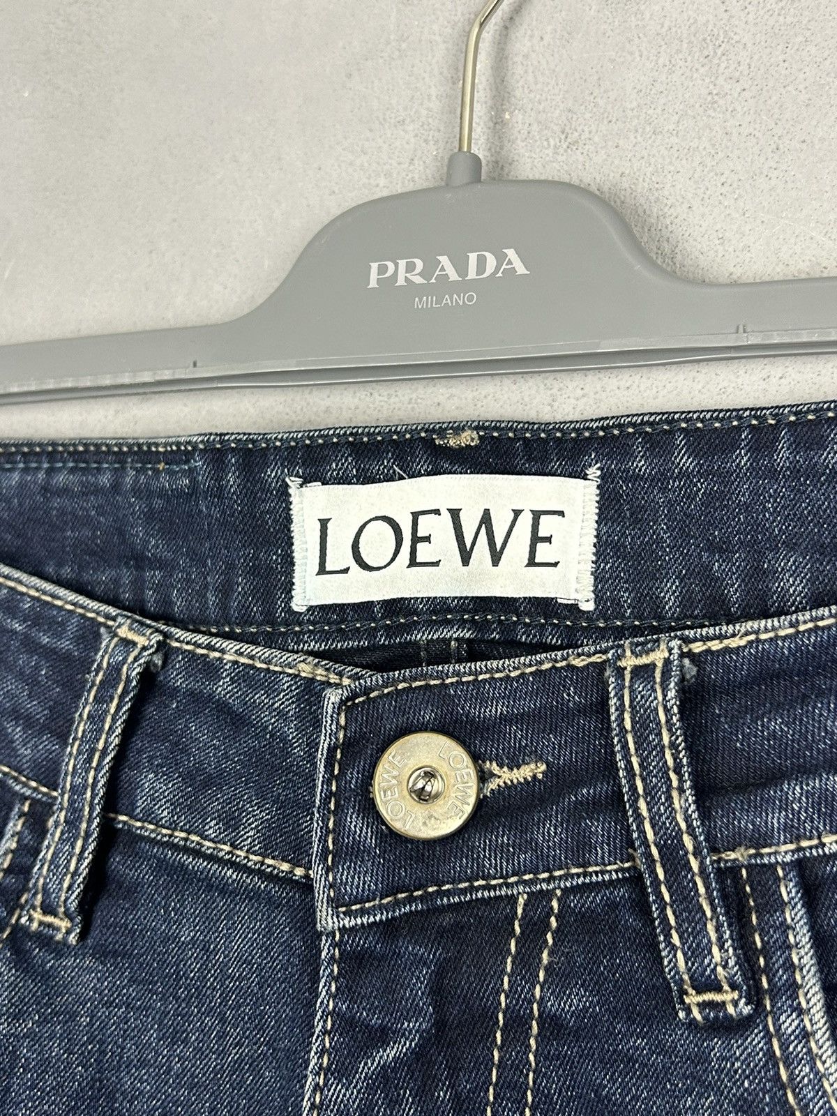 Loewe LOEWE Anagram Denim Jeans Made in Italy W34 Luxury Designer Size US 34 / EU 50 - 12 Thumbnail