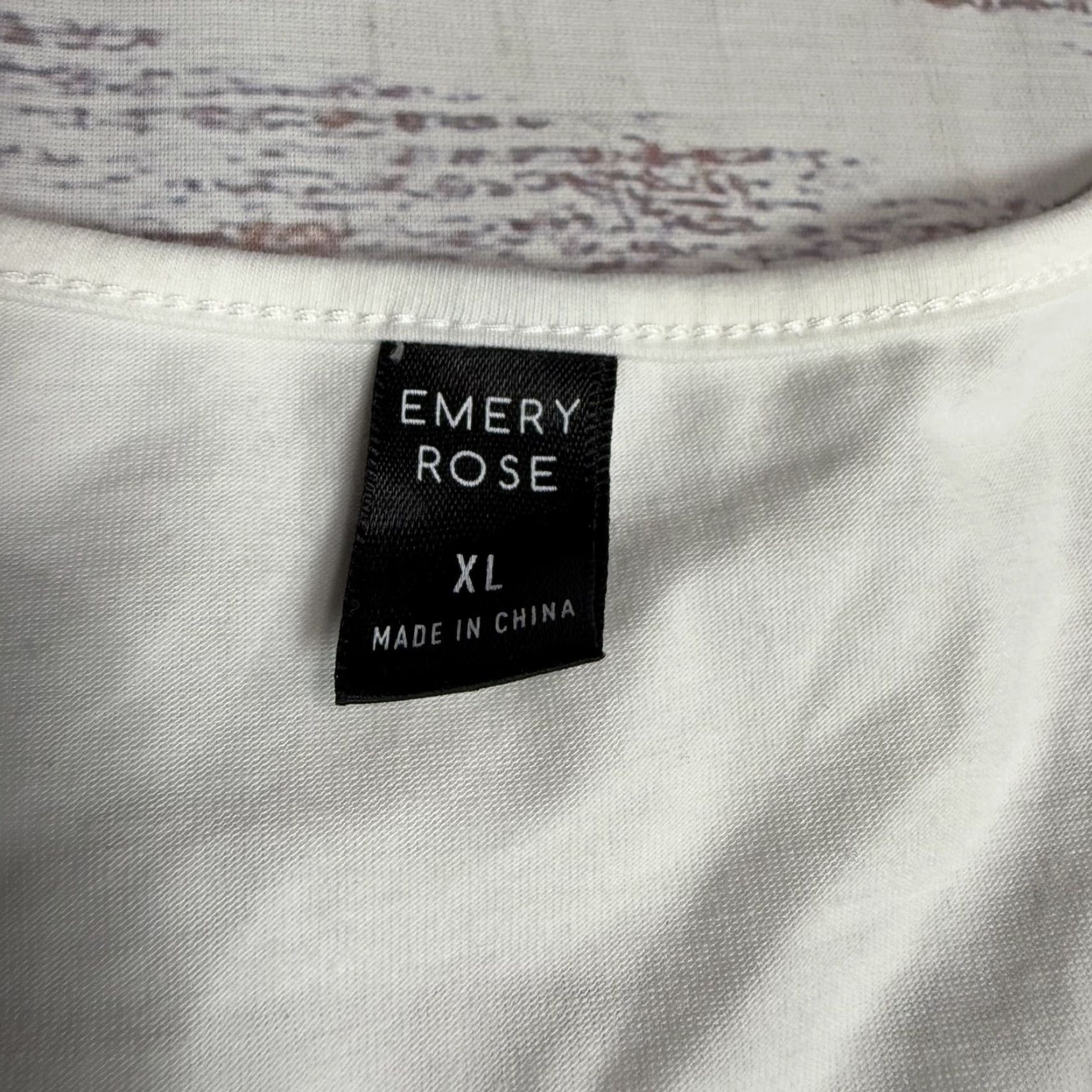 Vintage Emery Rose White Long Sleeve Sheer Pullover Sweater Top XL Women Stretchy Size XL Size XL / US 12-14 / IT 48-50 - 5 Thumbnail